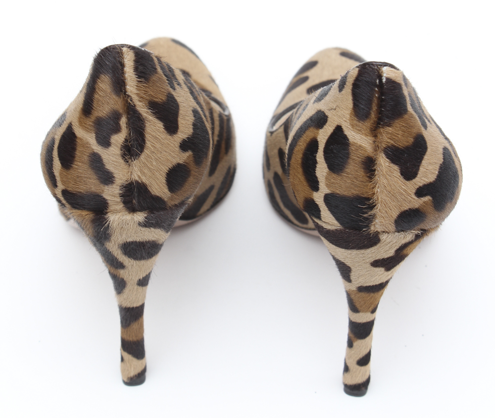 Prada Leopard Print Pumps