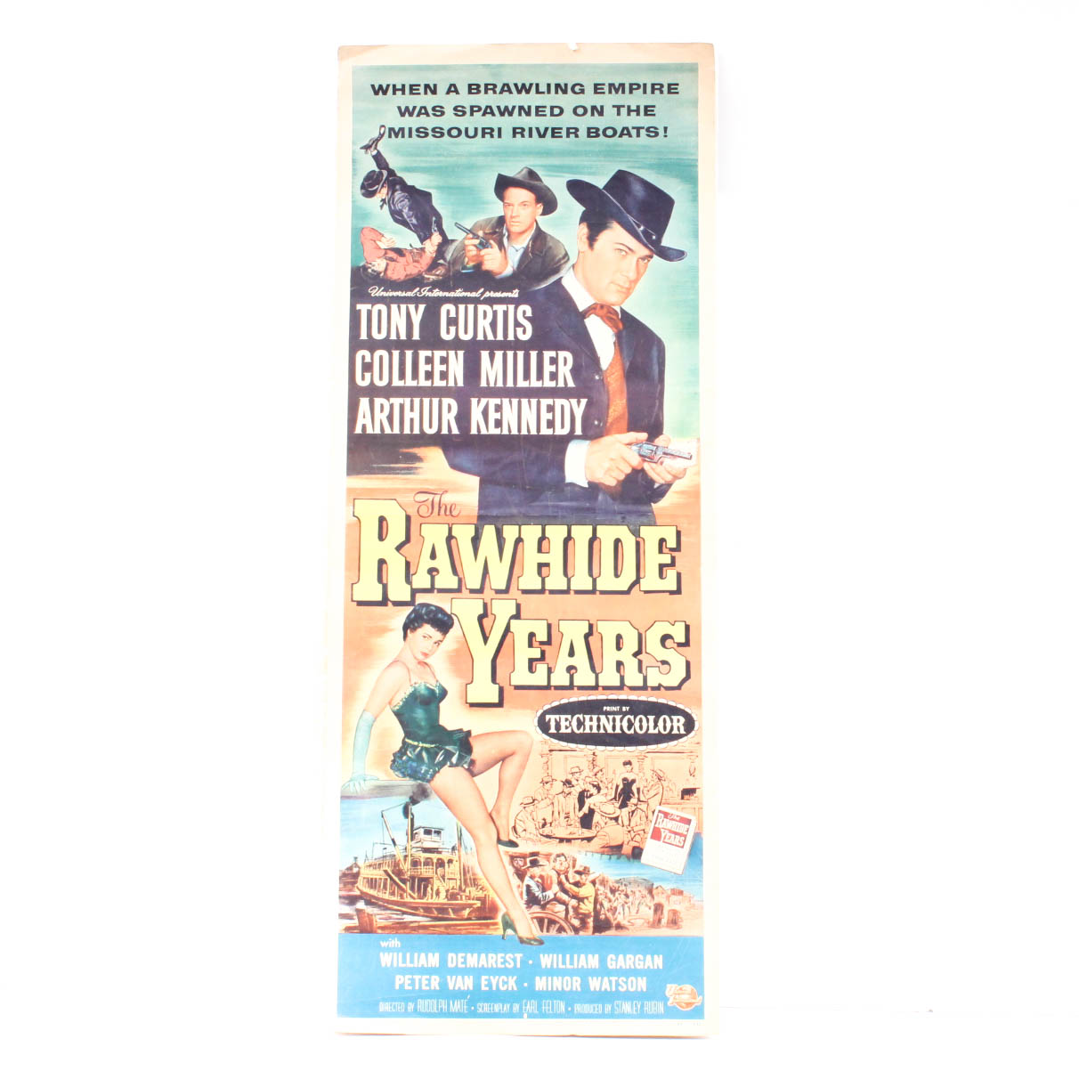 Movie Poster "Rawhide Years" 1955