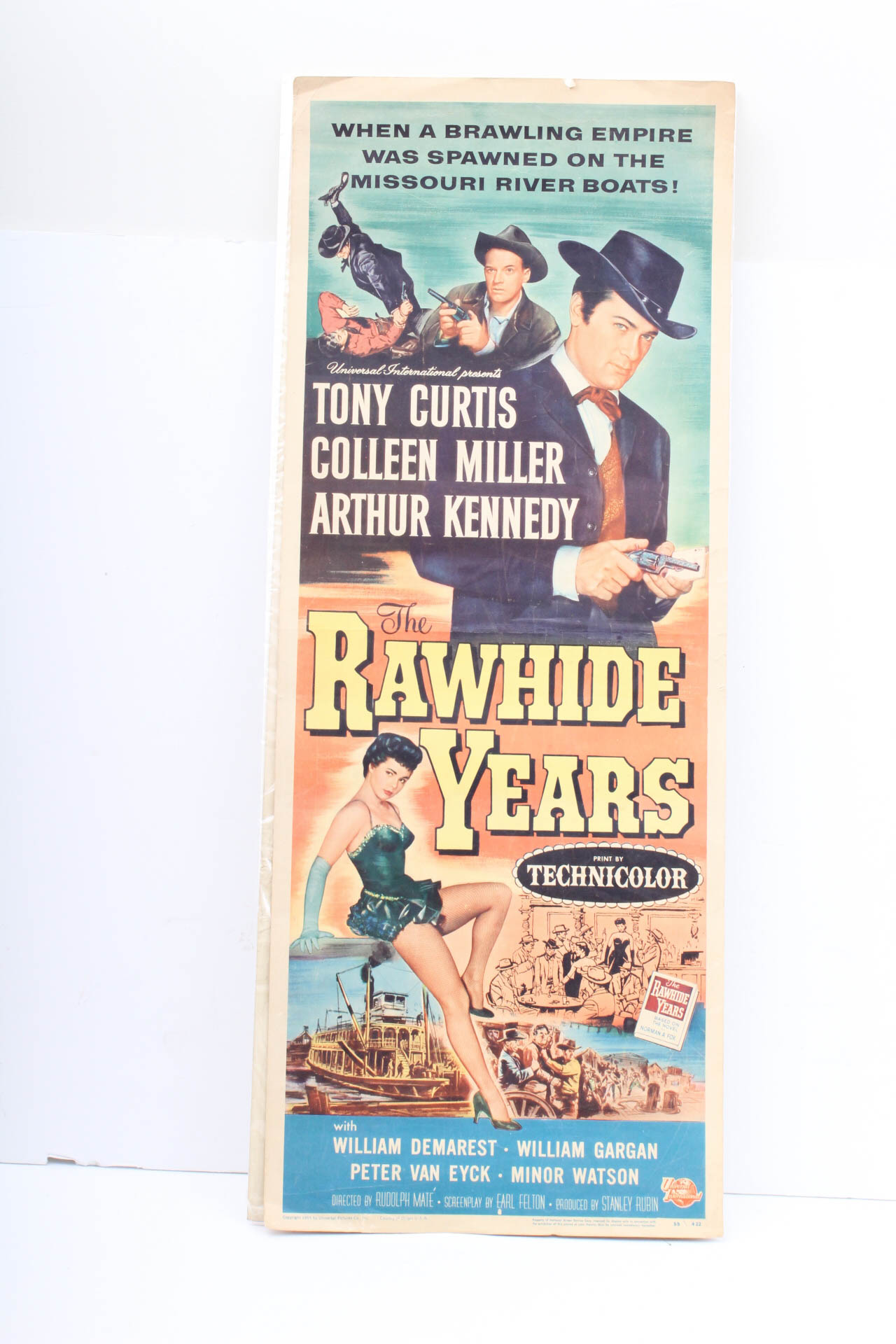 Movie Poster "Rawhide Years" 1955
