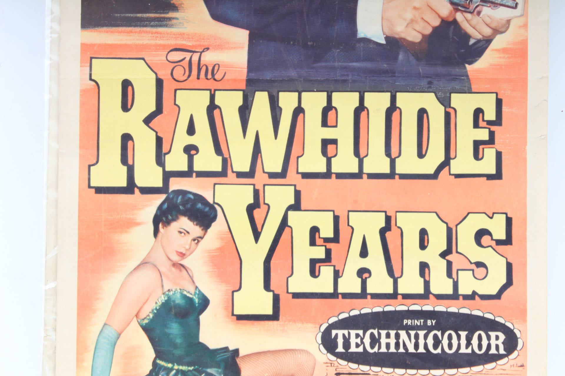 Movie Poster "Rawhide Years" 1955