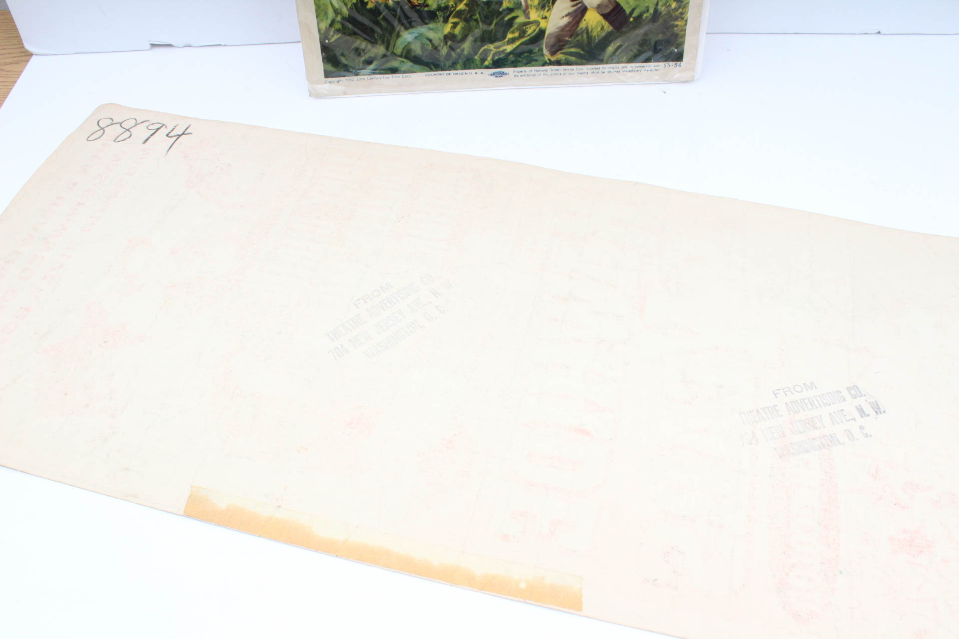 Movie Poster "Rawhide Years" 1955