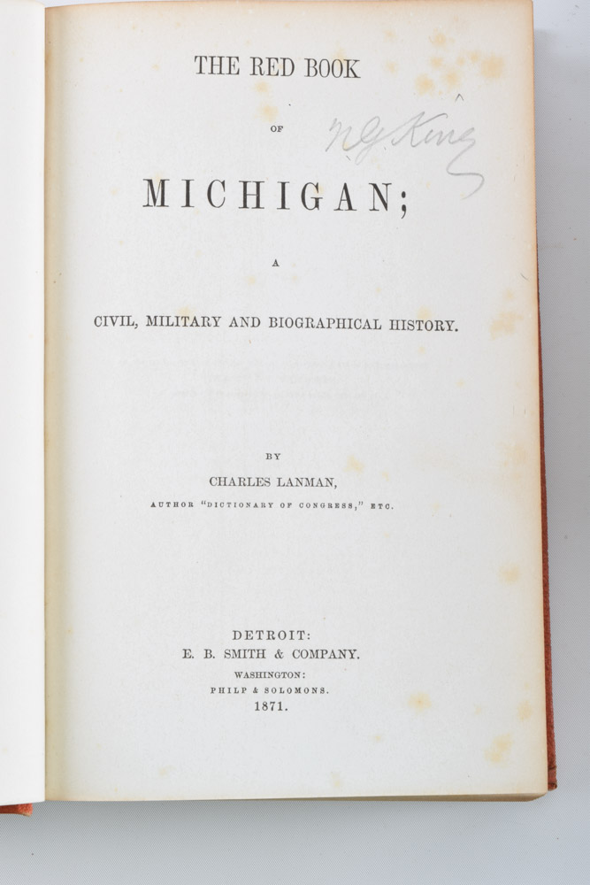 Antique U.S. Books including 1867 "Report on the Condition of the Indian Tribes"