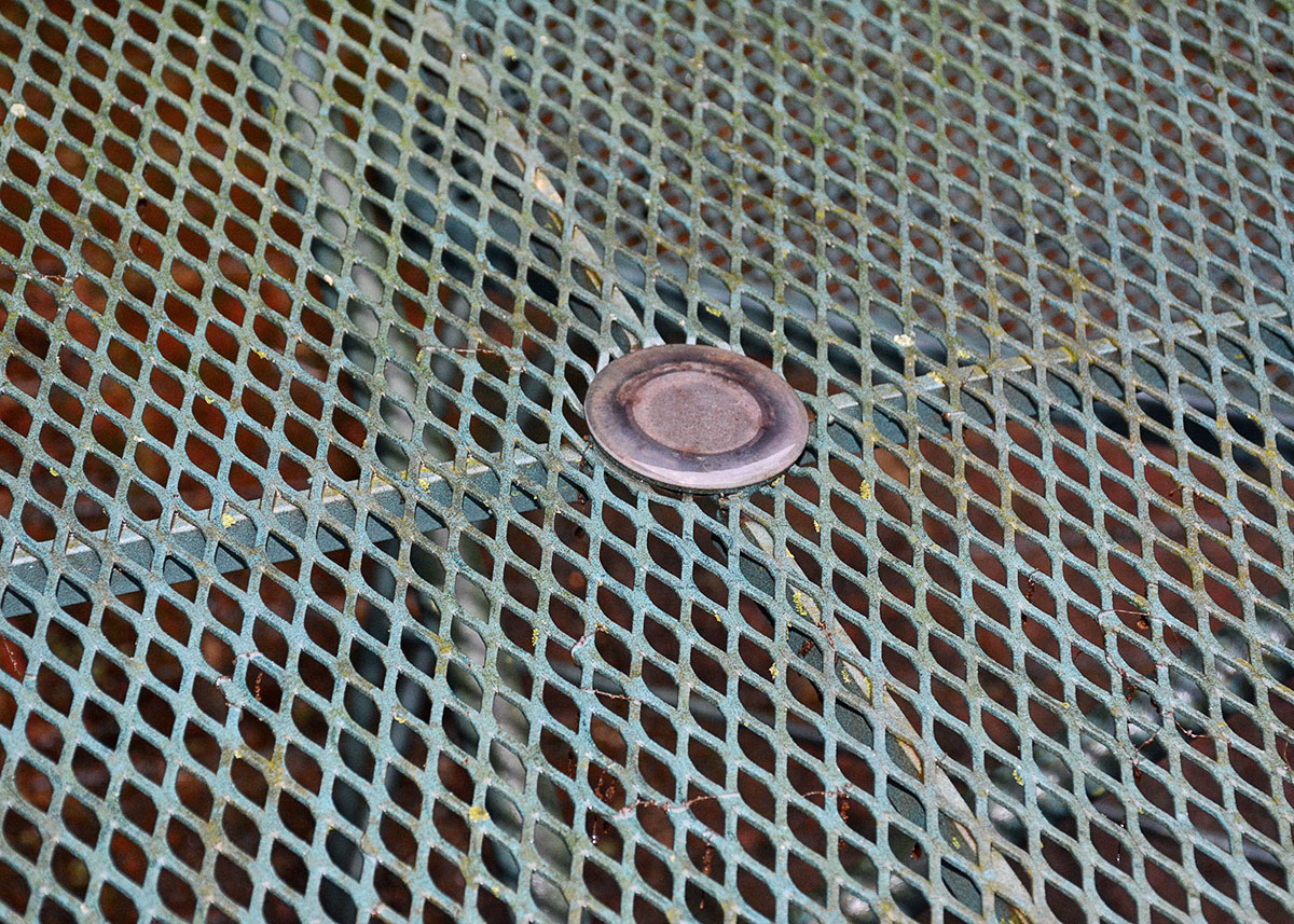 Hunter Green Wrought Iron Patio Set