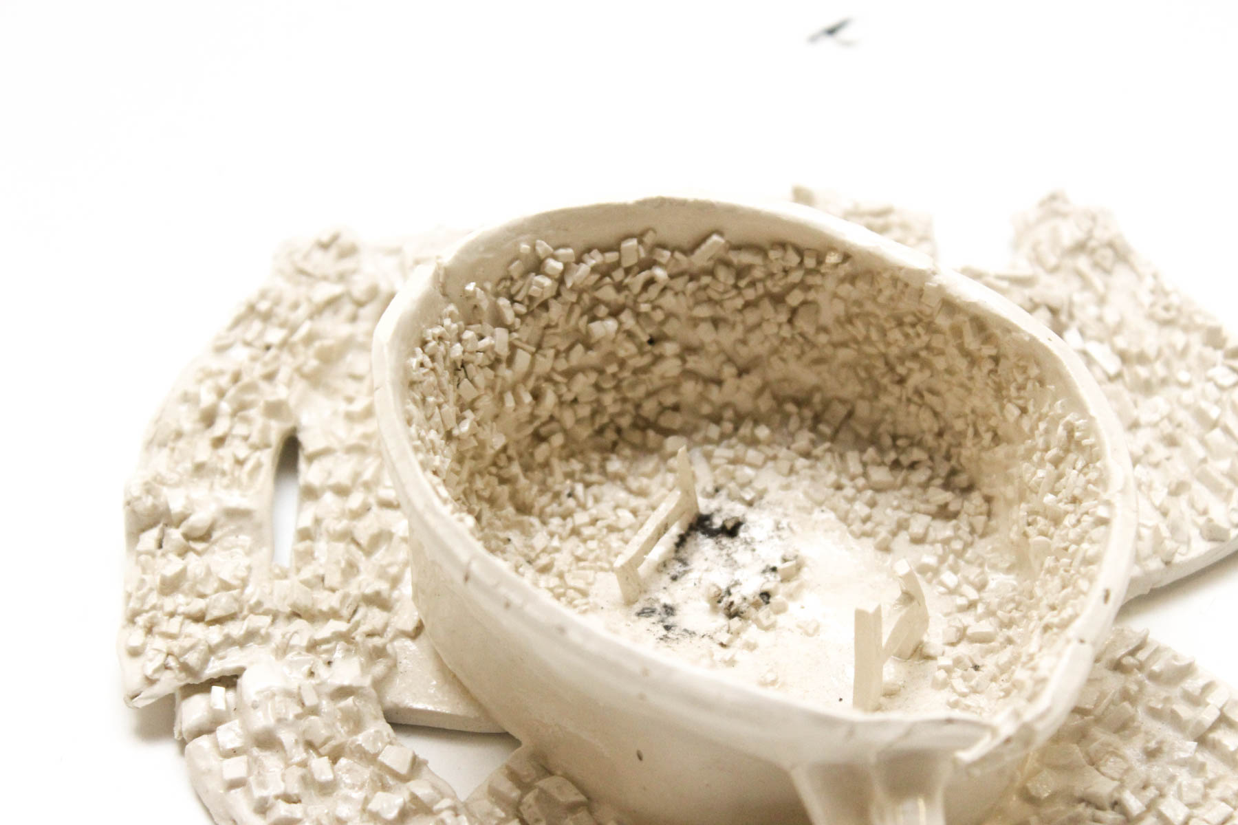 Robin Van Arsdol "Staduim Cup" Ceramic Sculpture