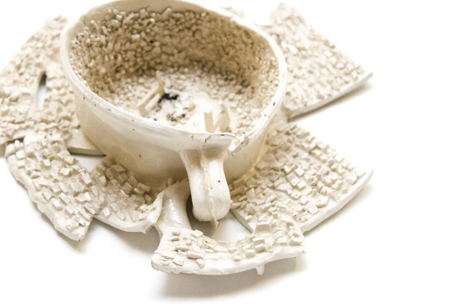 Robin Van Arsdol "Staduim Cup" Ceramic Sculpture