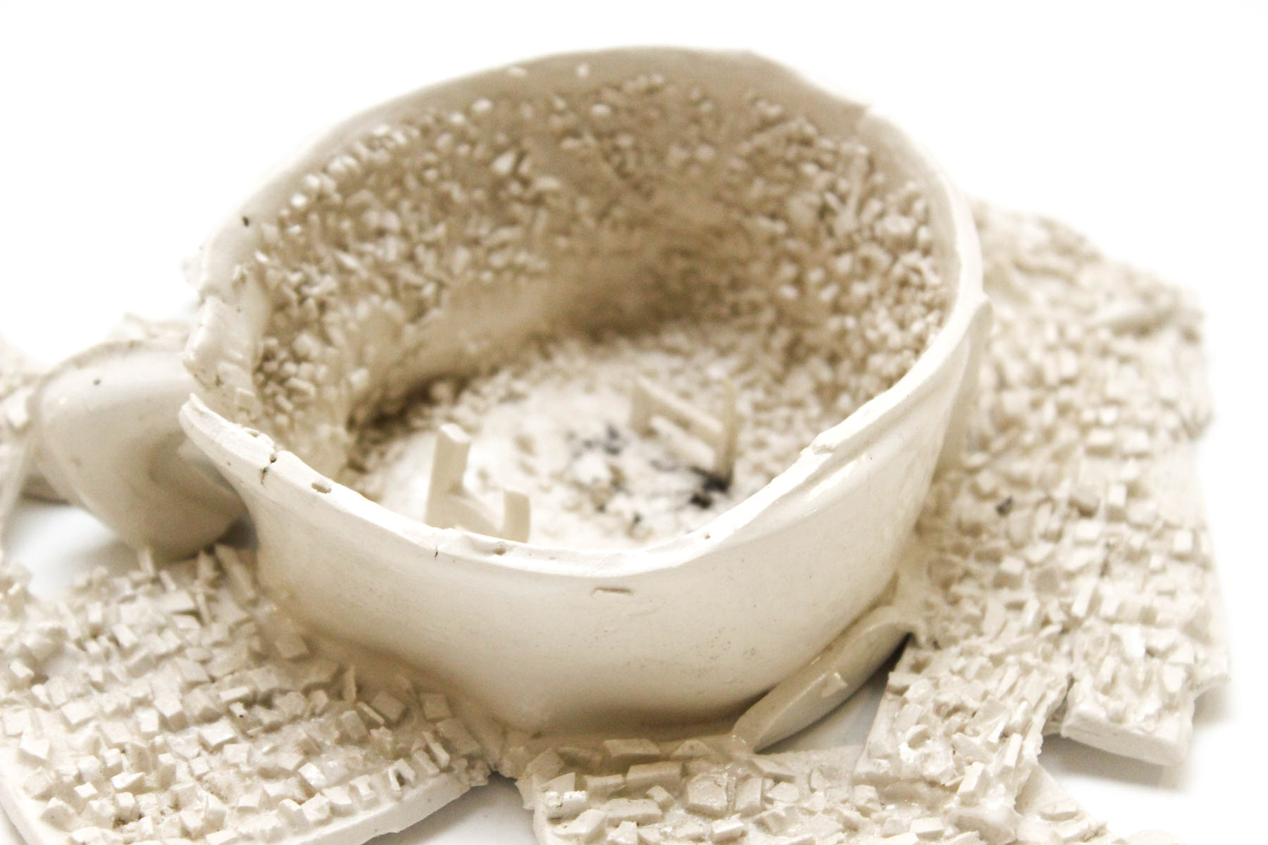 Robin Van Arsdol "Staduim Cup" Ceramic Sculpture