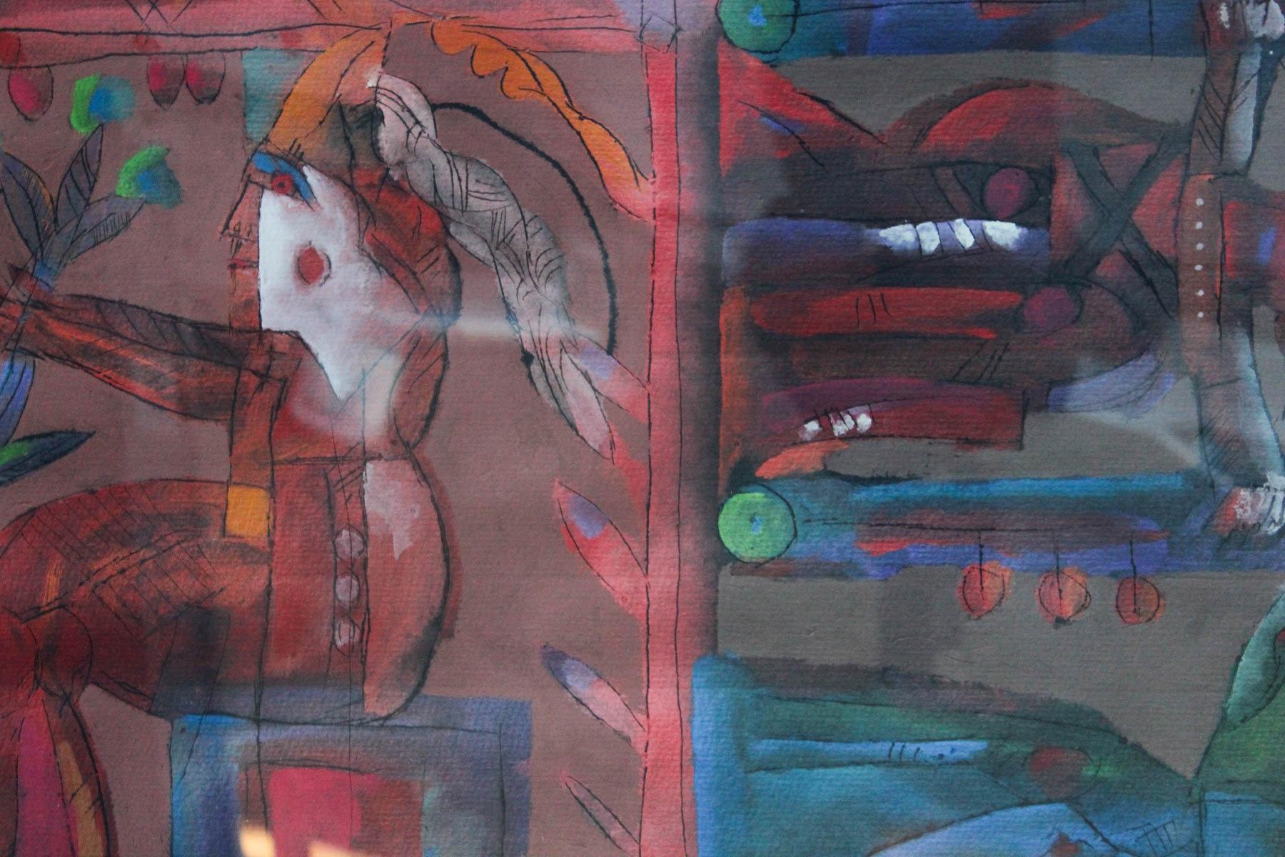 Norman Laliberte Very Large Original Acrylic Painting