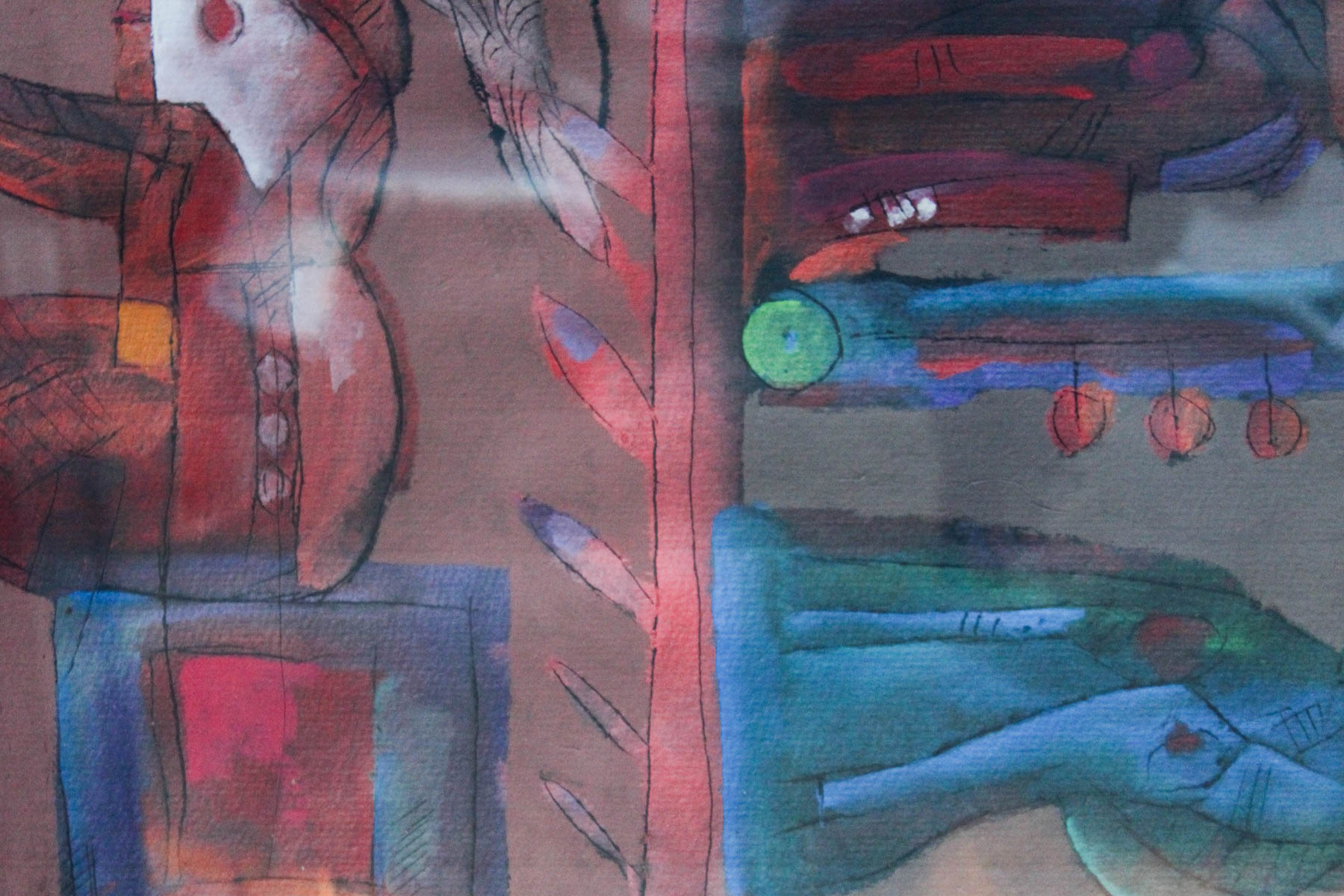 Norman Laliberte Very Large Original Acrylic Painting