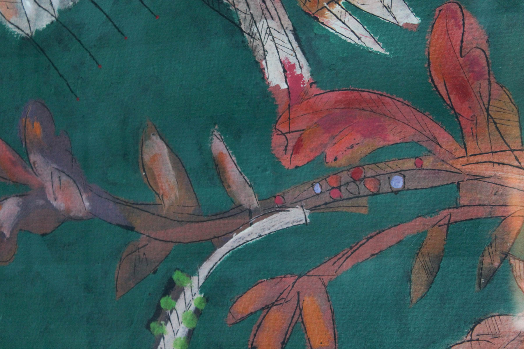 Norman Laliberte Very Large Original Acrylic Painting