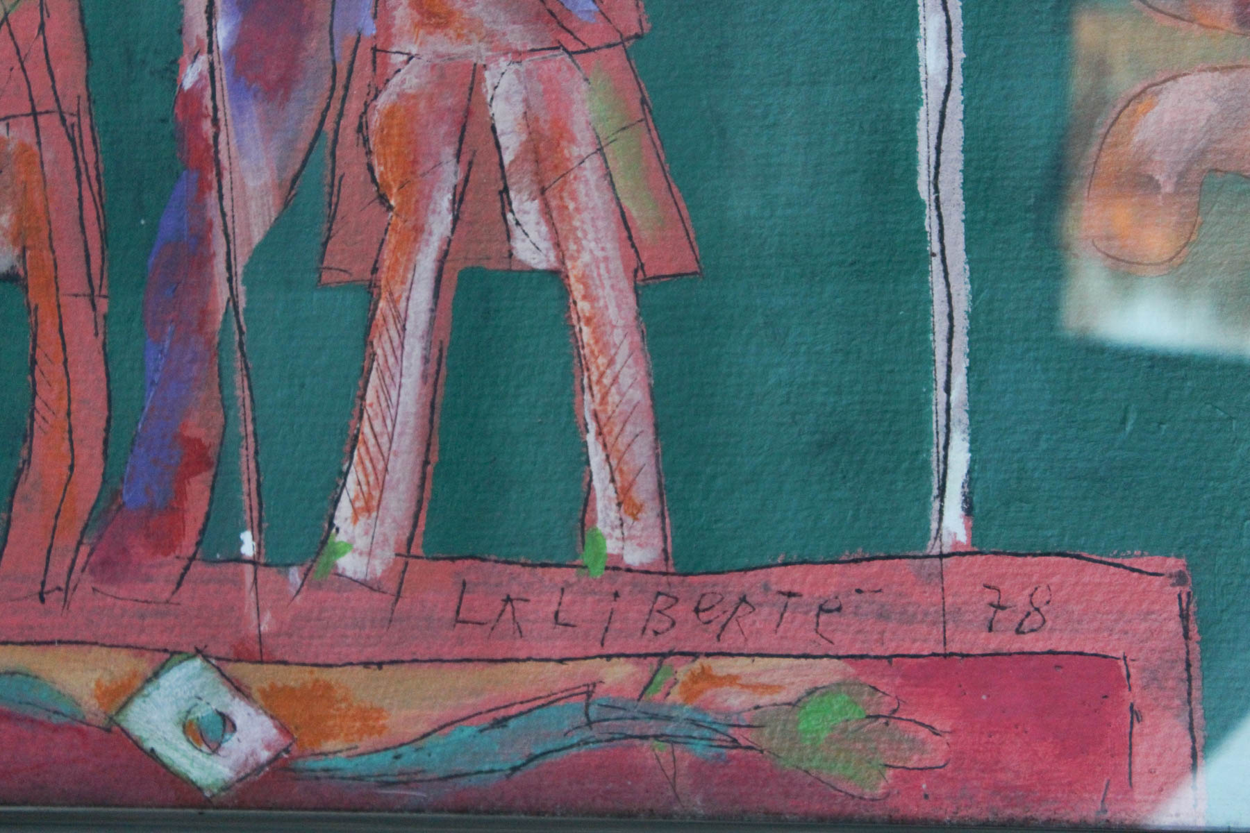 Norman Laliberte Very Large Original Acrylic Painting