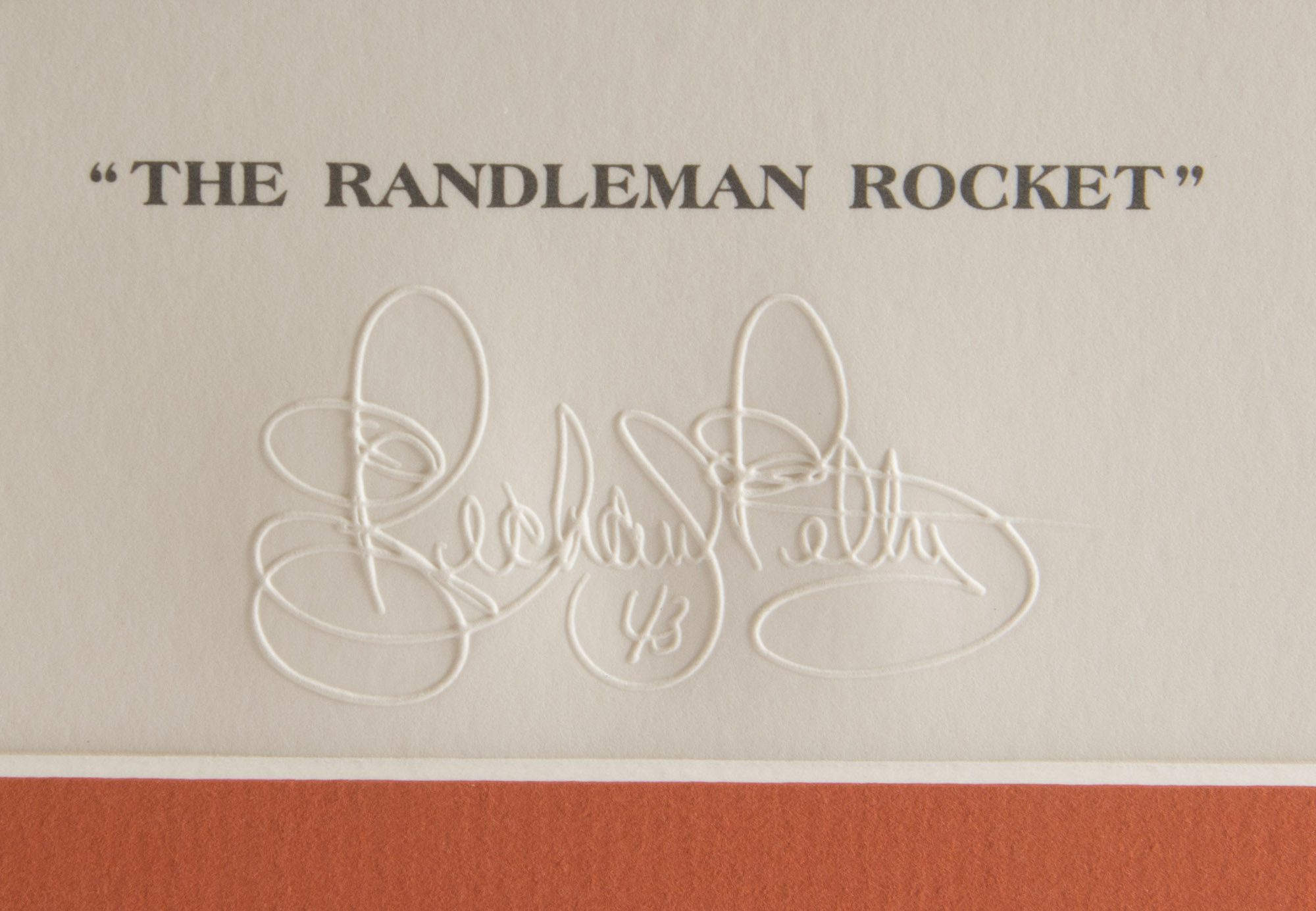 Richard Petty Signed Offset Lithograph by Vance Garvin