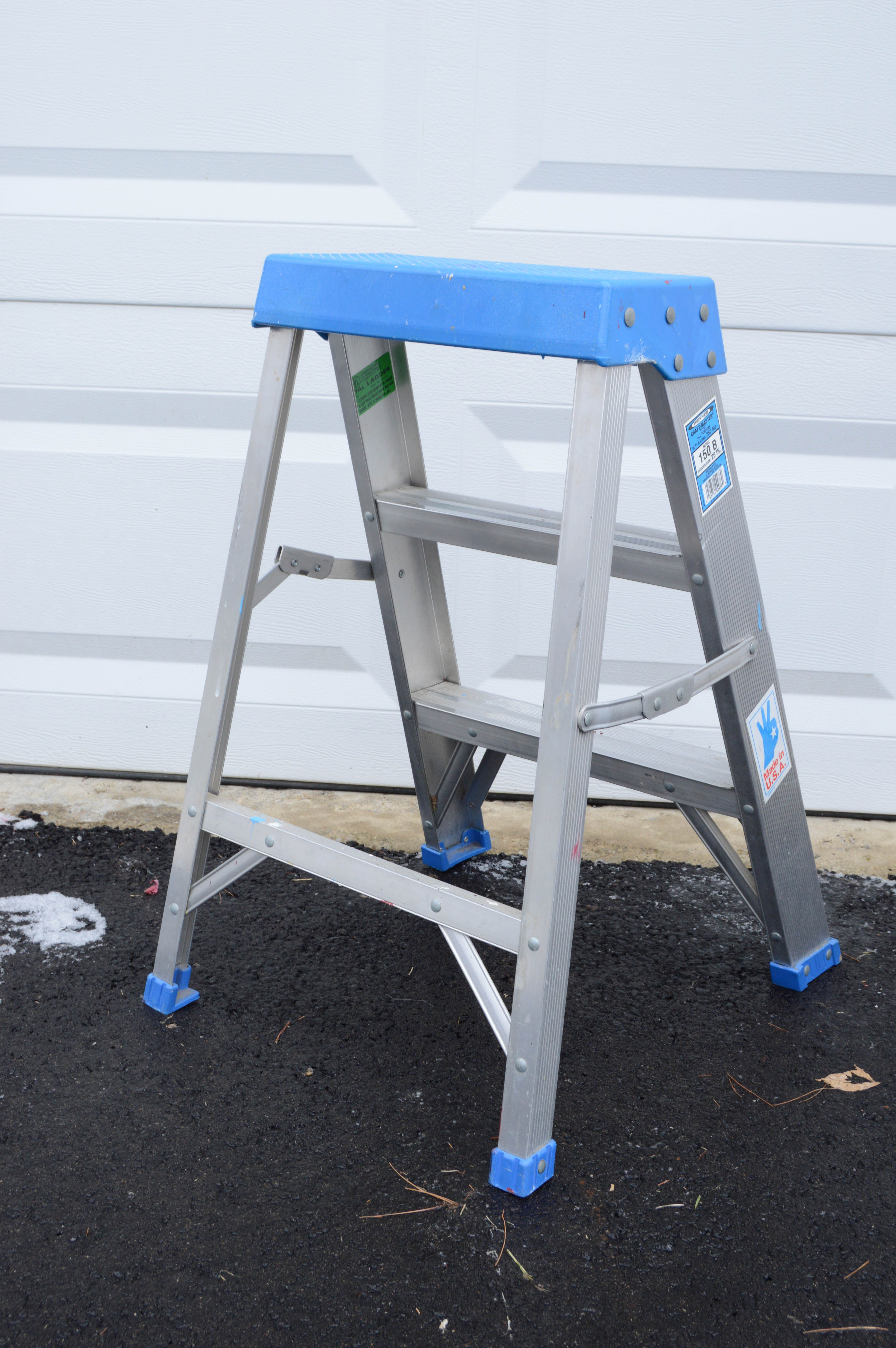 Keller Extension Ladder, Dolly, and Werner Step Ladder
