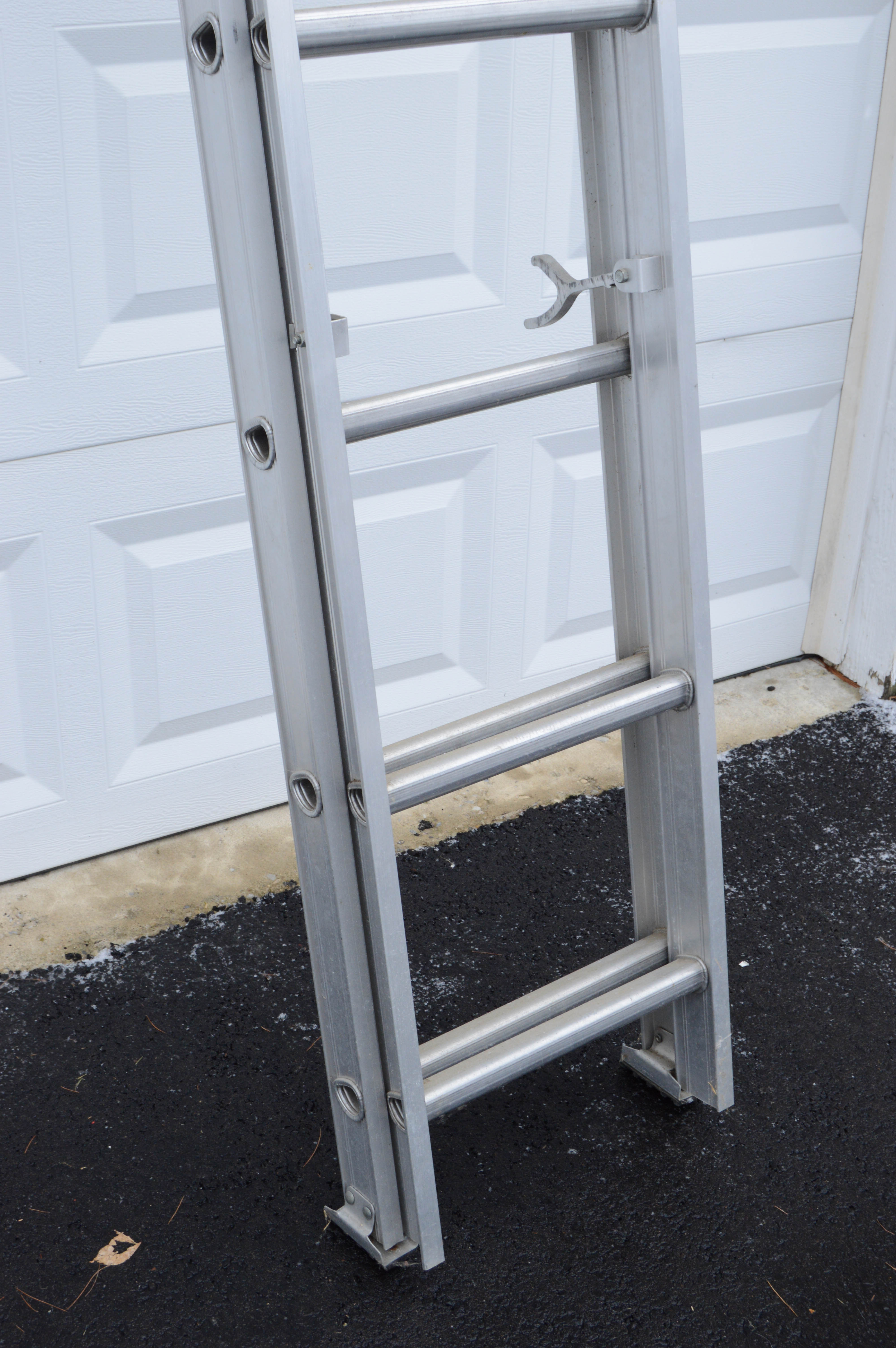 Keller Extension Ladder, Dolly, and Werner Step Ladder