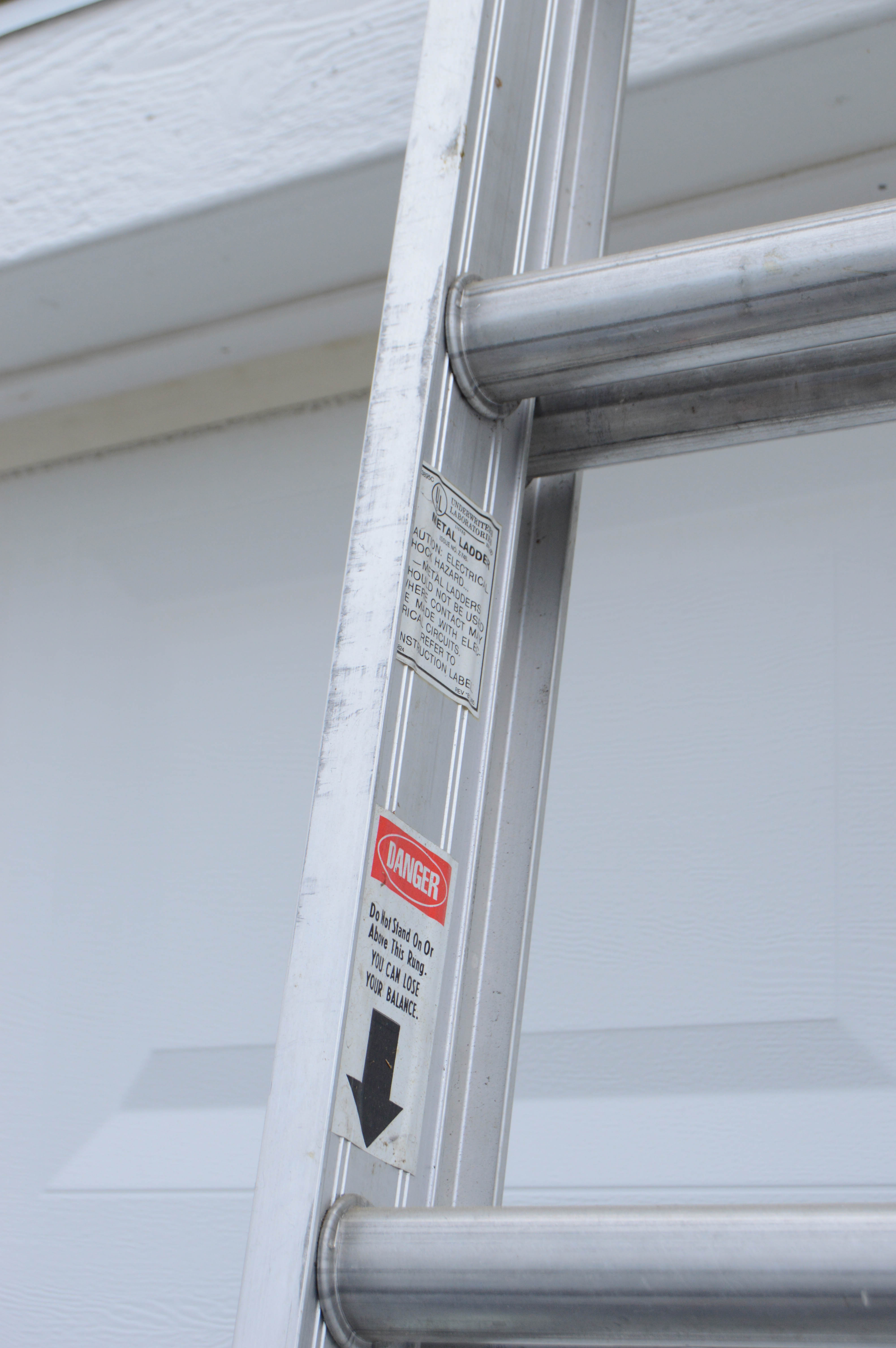 Keller Extension Ladder, Dolly, and Werner Step Ladder