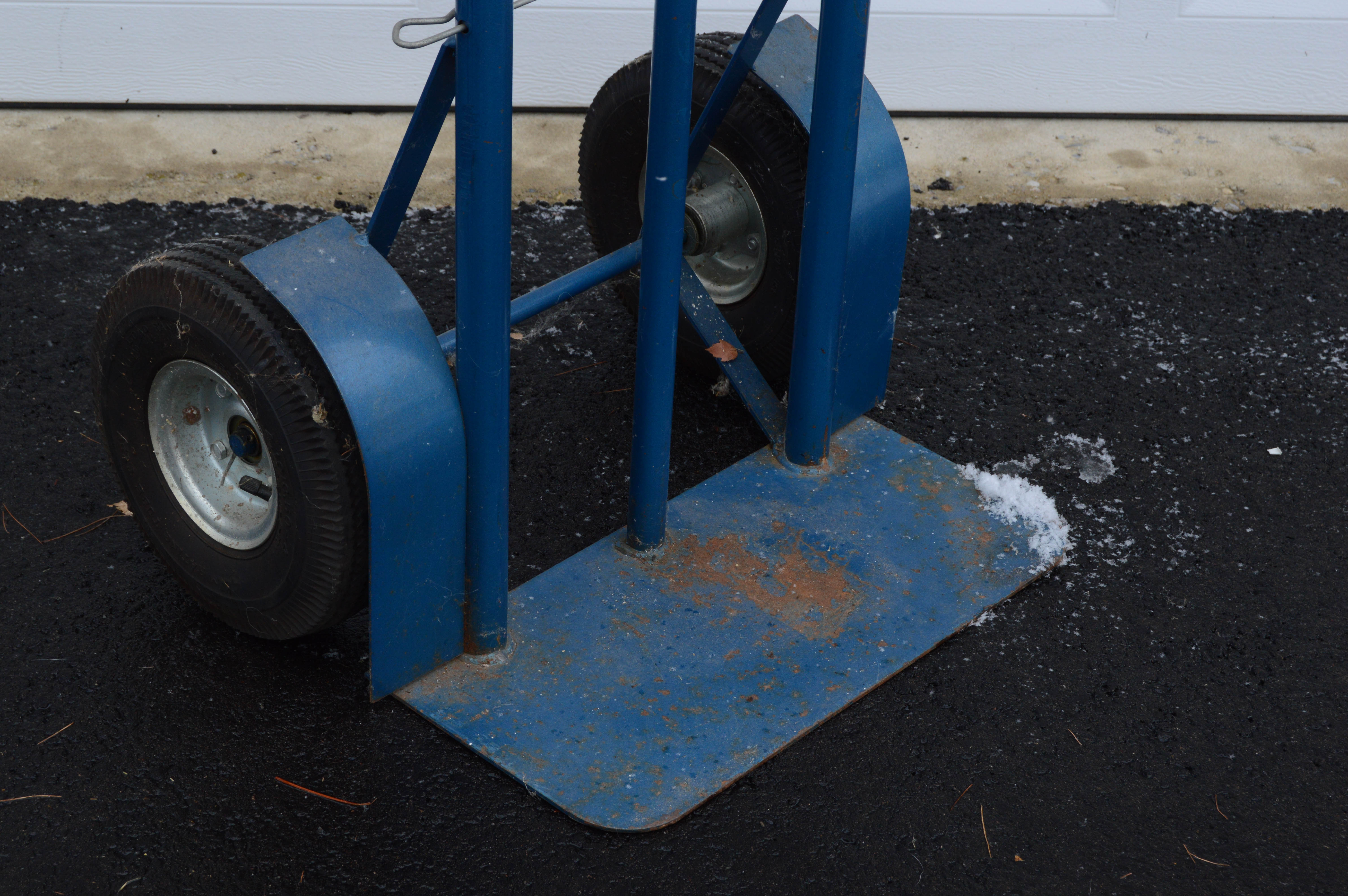 Keller Extension Ladder, Dolly, and Werner Step Ladder