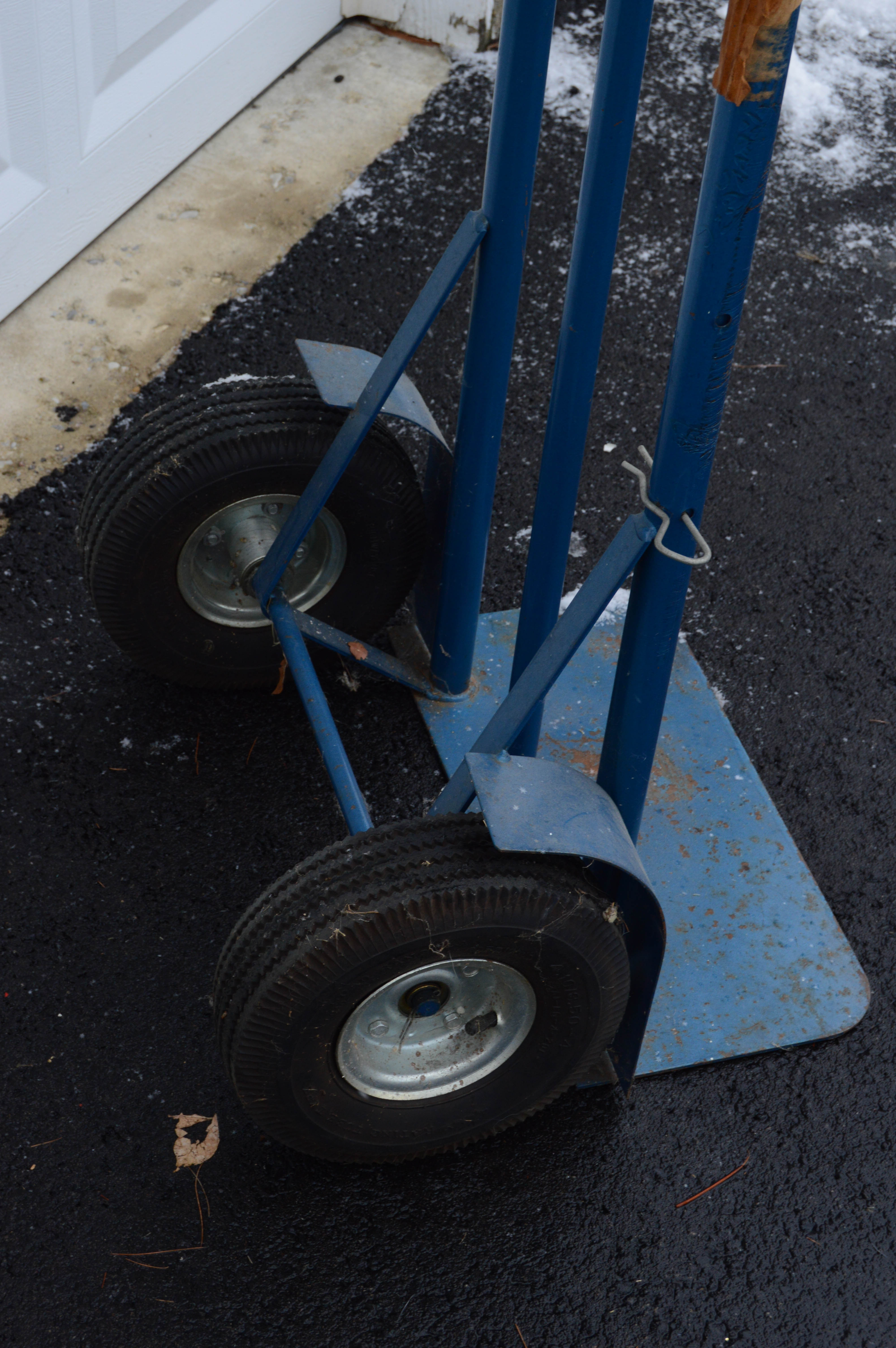 Keller Extension Ladder, Dolly, and Werner Step Ladder