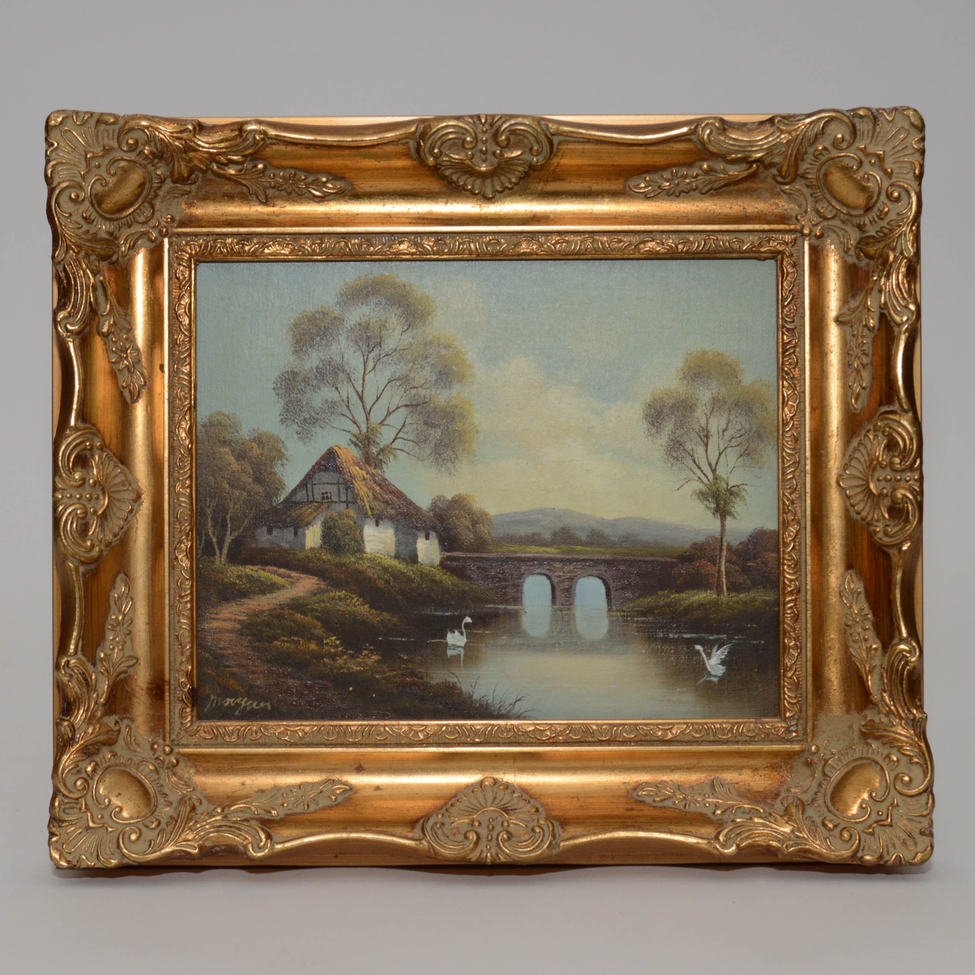 Oil Painting Signed Morgan