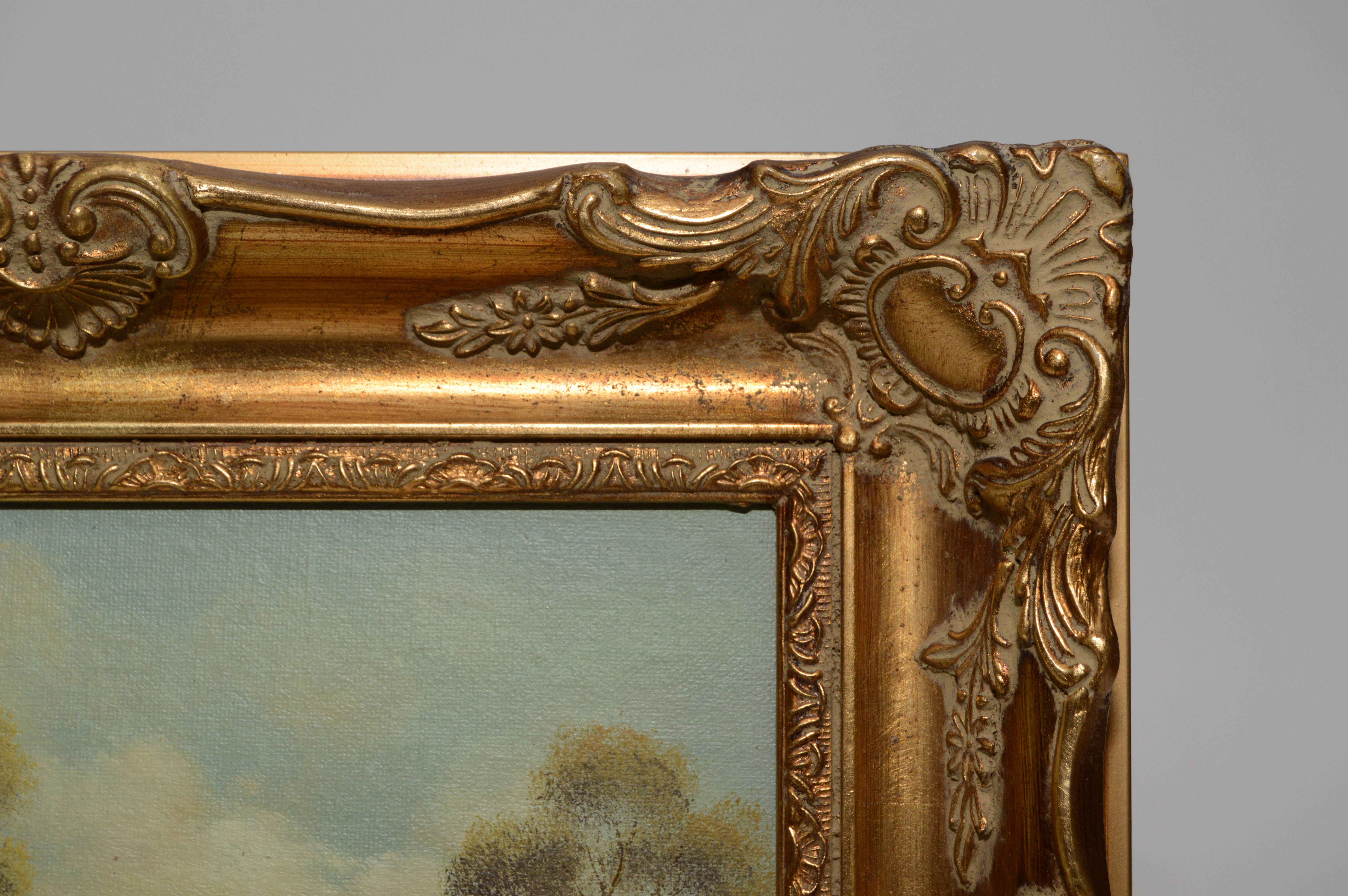 Oil Painting Signed Morgan