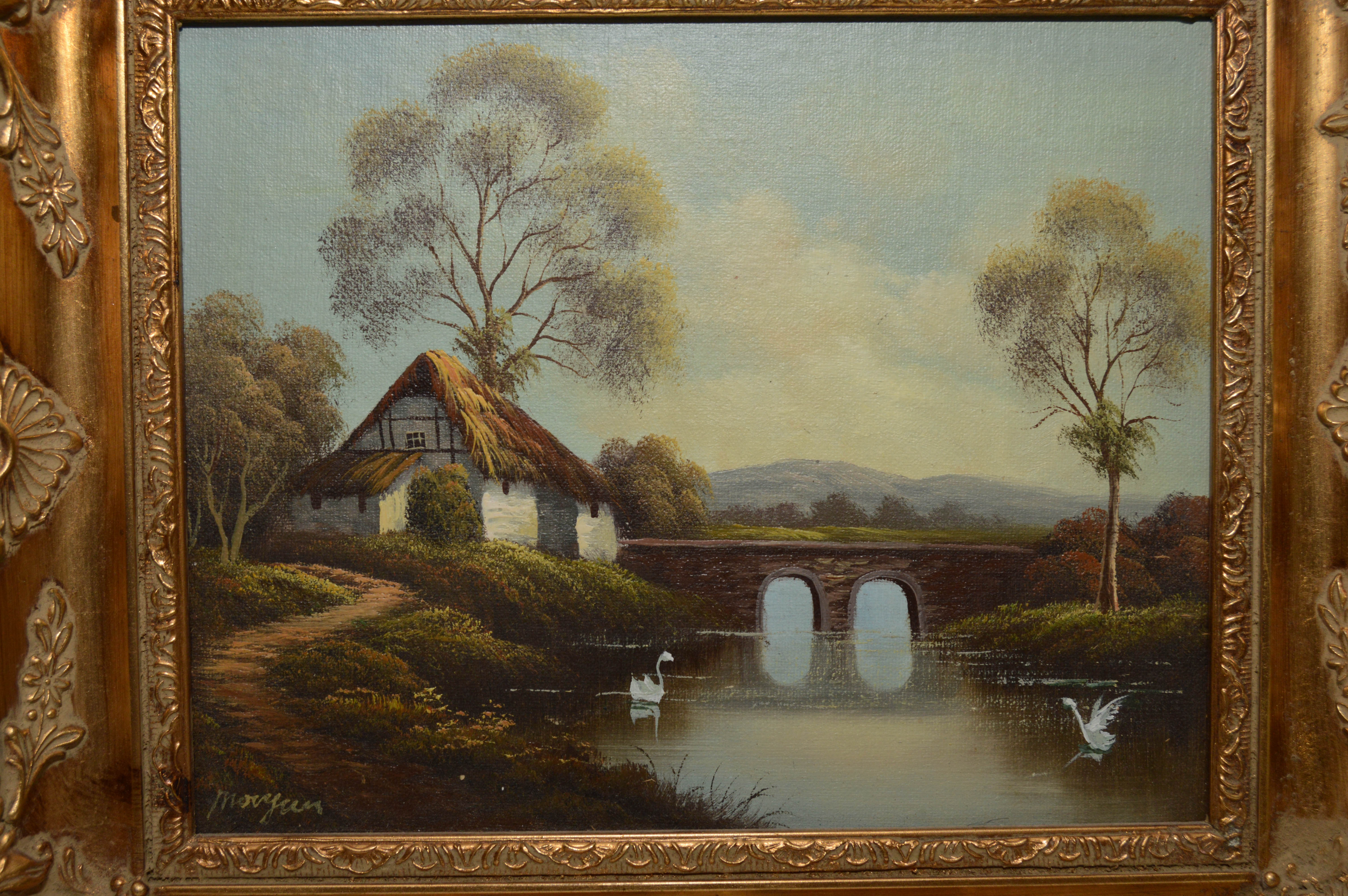 Oil Painting Signed Morgan