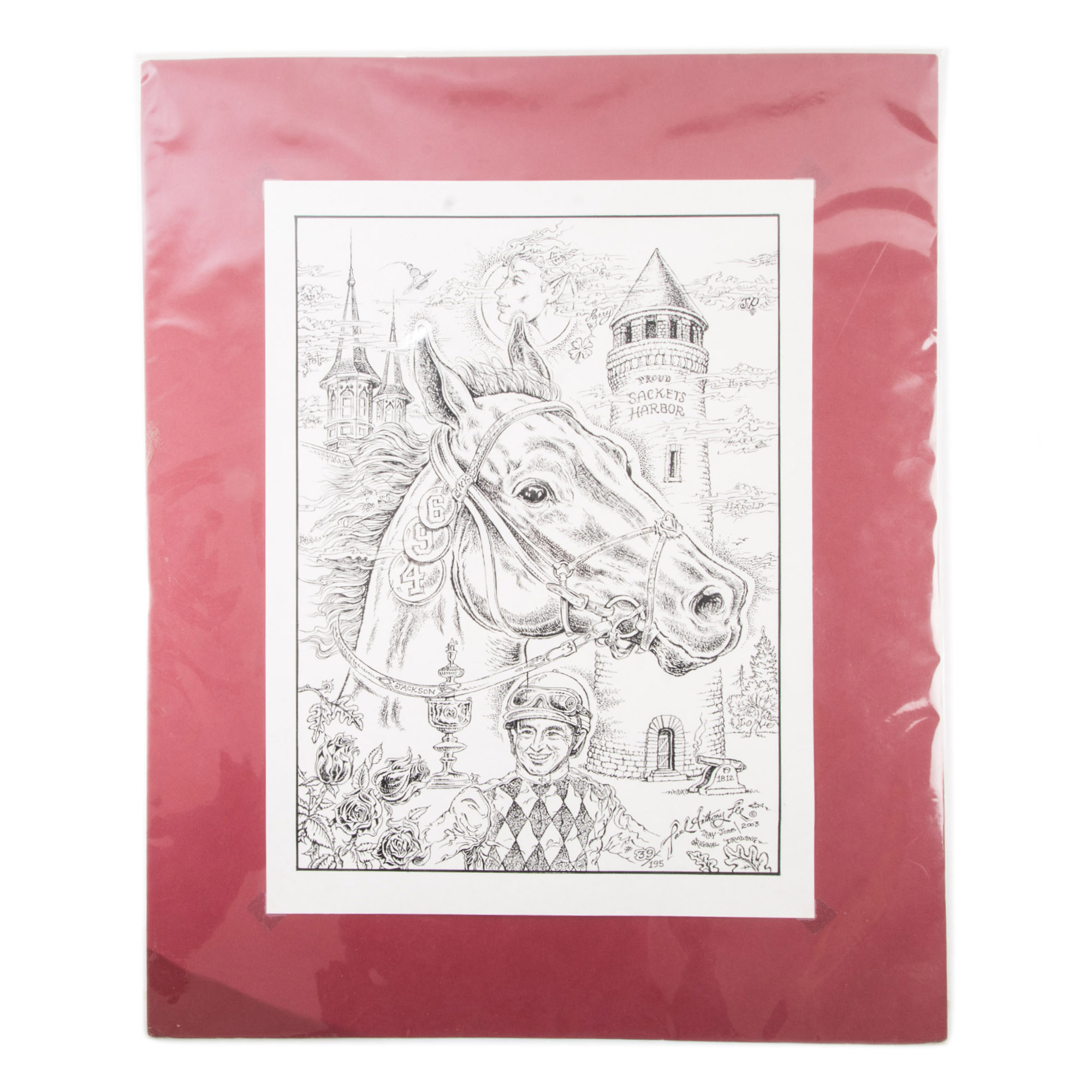 First Edition Quill Pre Drawing by Paul Anthony  Lee