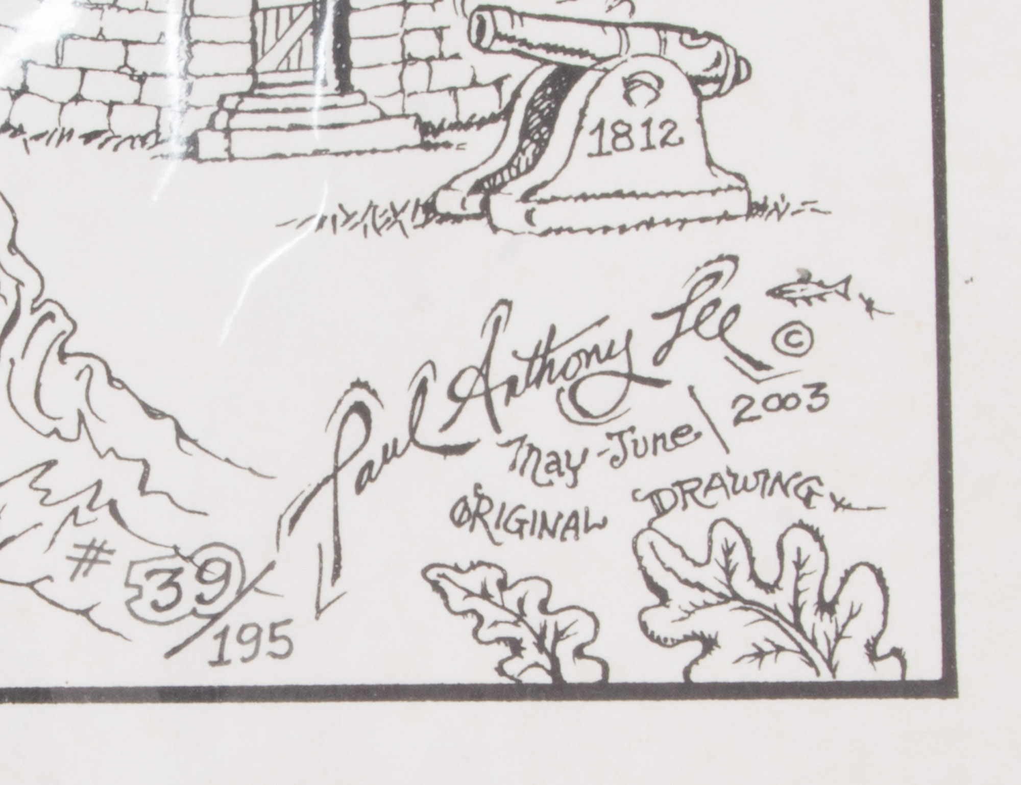 First Edition Quill Pre Drawing by Paul Anthony  Lee