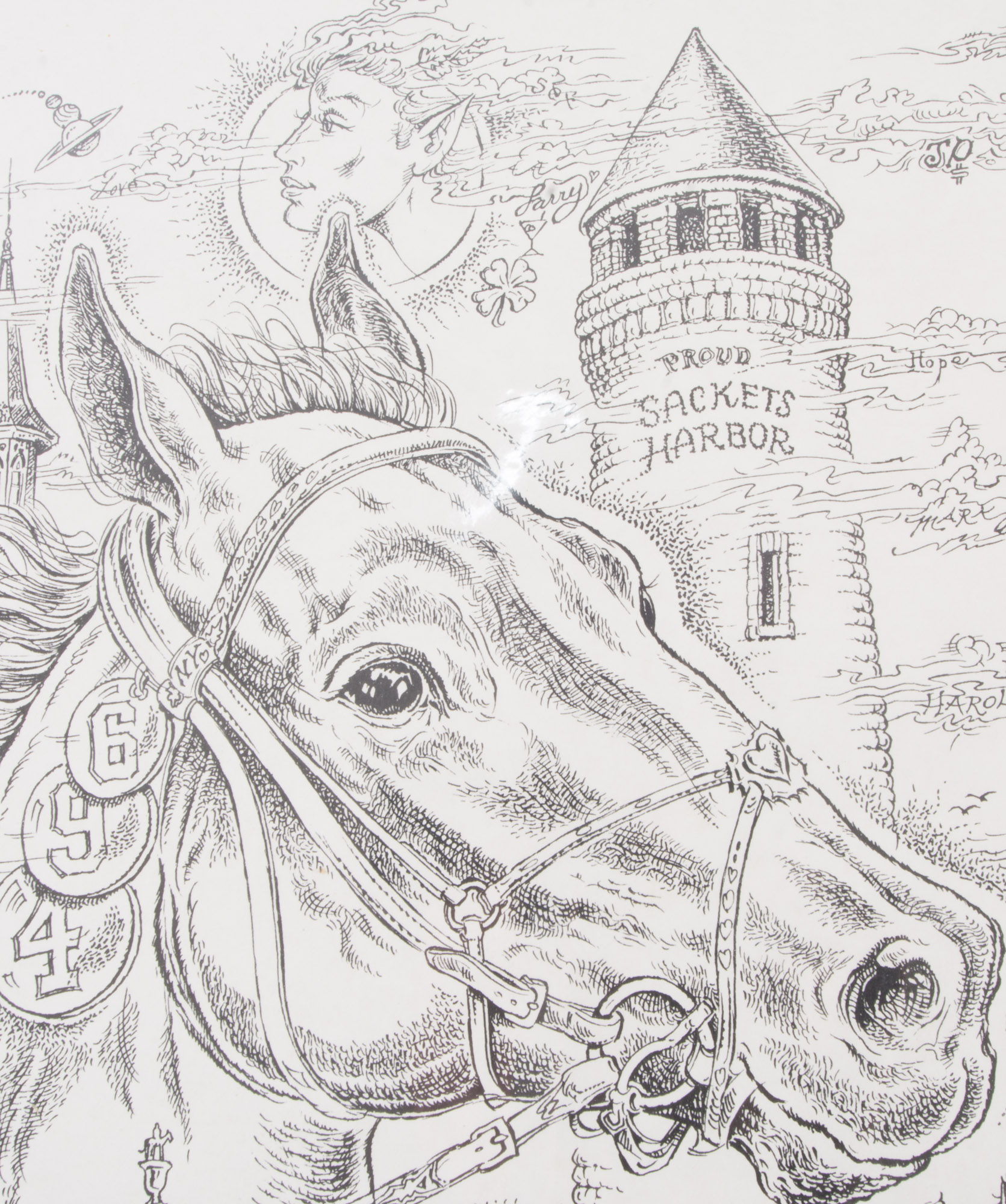 First Edition Quill Pre Drawing by Paul Anthony  Lee