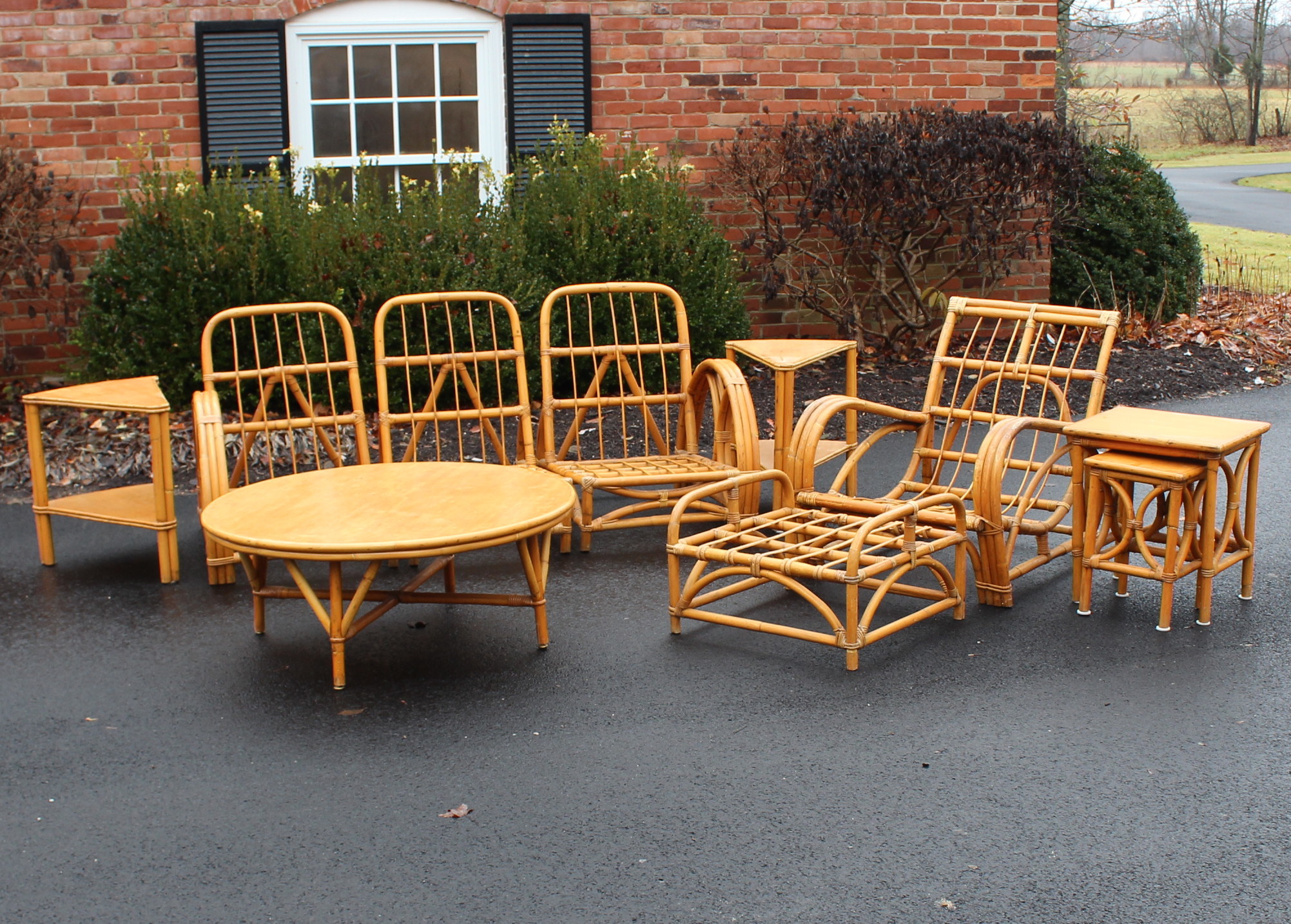Vintage Rattan Patio Furniture