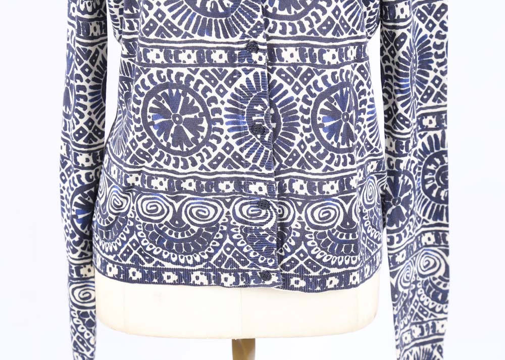 Tory Burch Taho Silk Cardigan
