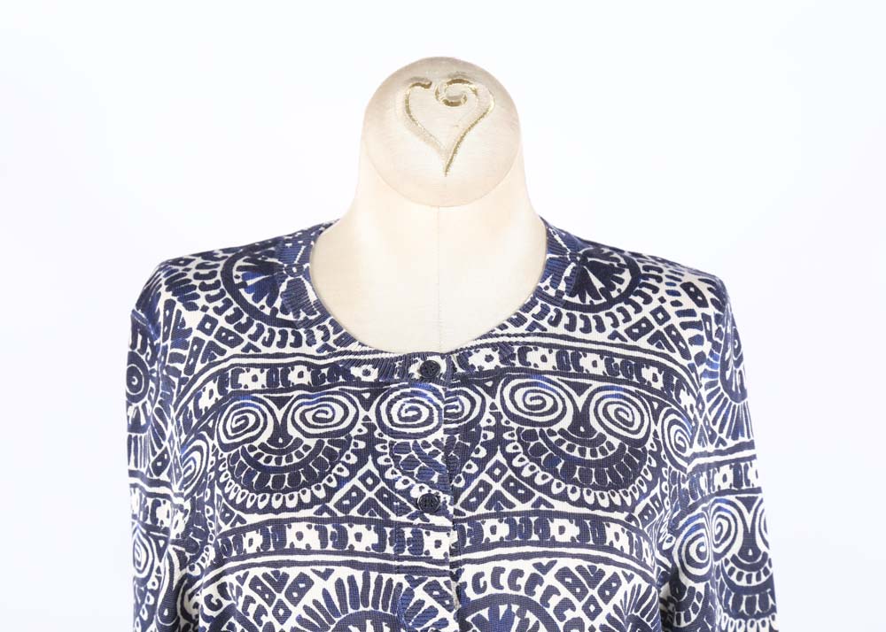 Tory Burch Taho Silk Cardigan