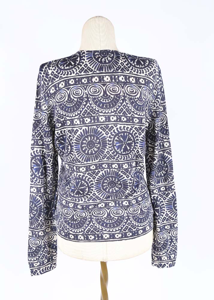 Tory Burch Taho Silk Cardigan