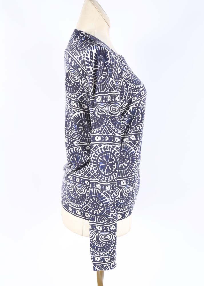 Tory Burch Taho Silk Cardigan