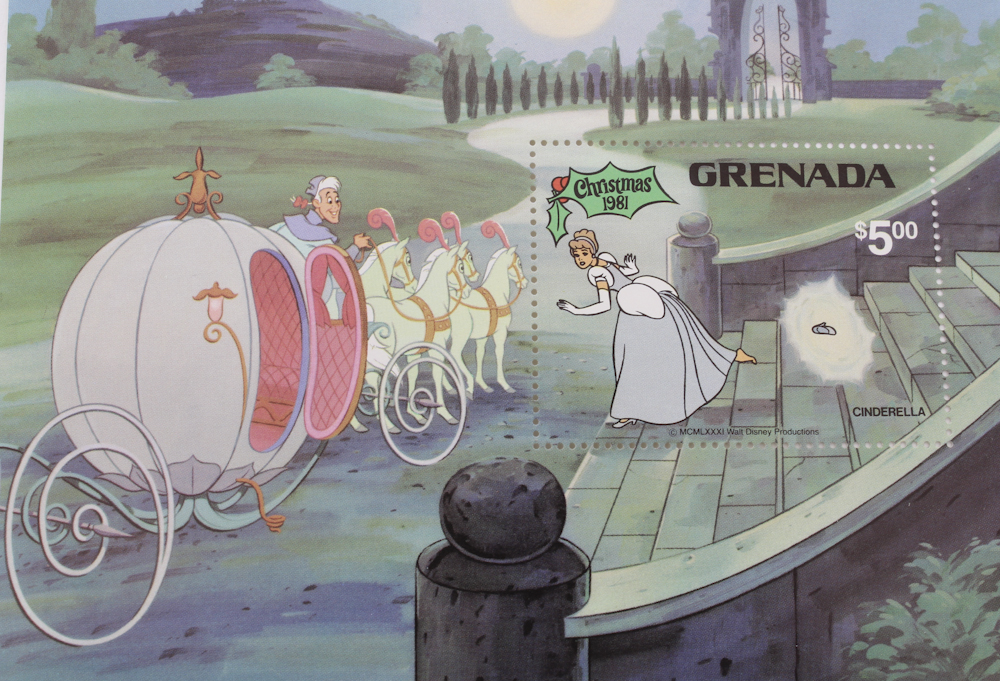 1981 Grenada Stamp from Disney's "Cinderella"
