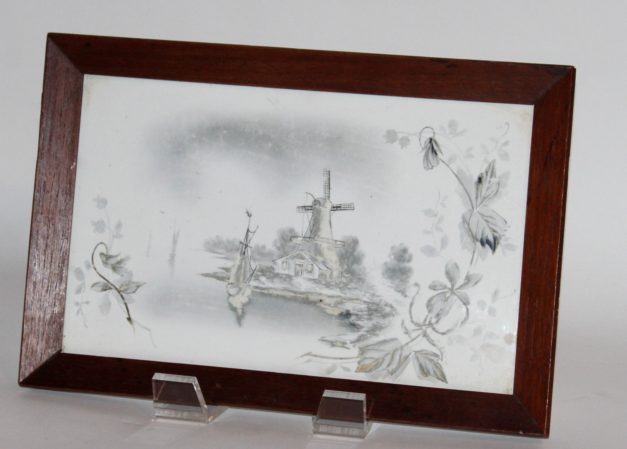 Framed Windmill Themed Art