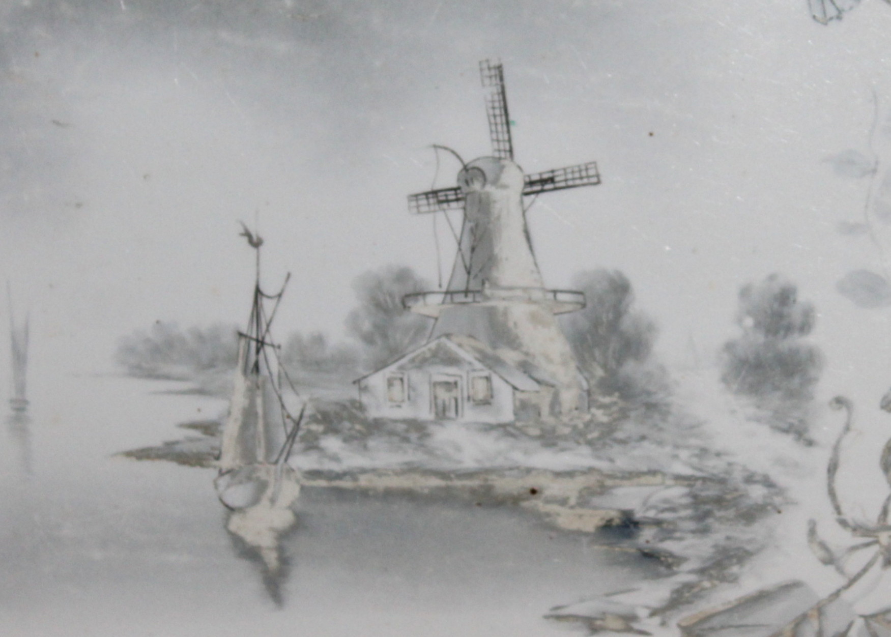 Framed Windmill Themed Art