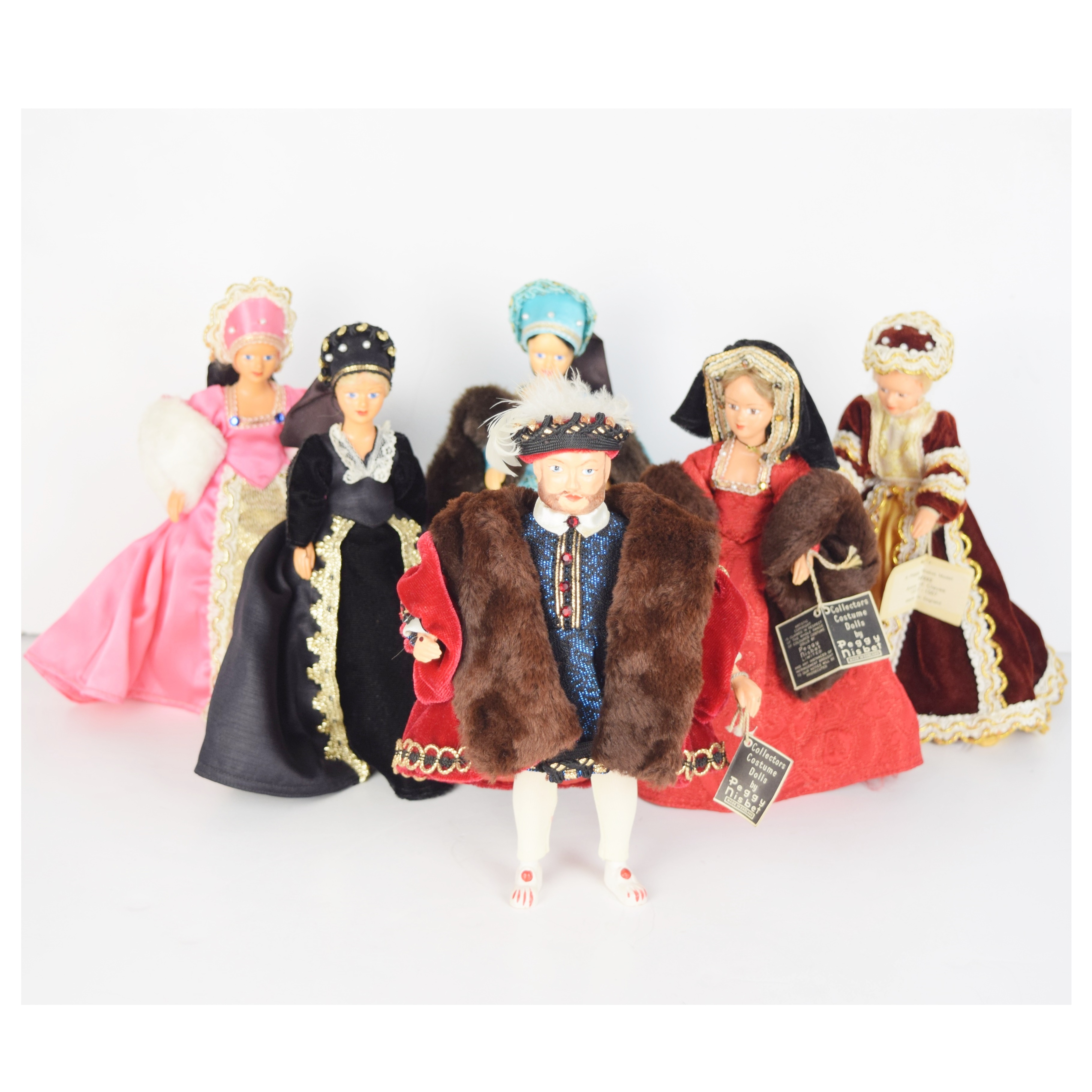 Peggy Nisbet Collector's Costume Dolls, Henry VIII and Wives