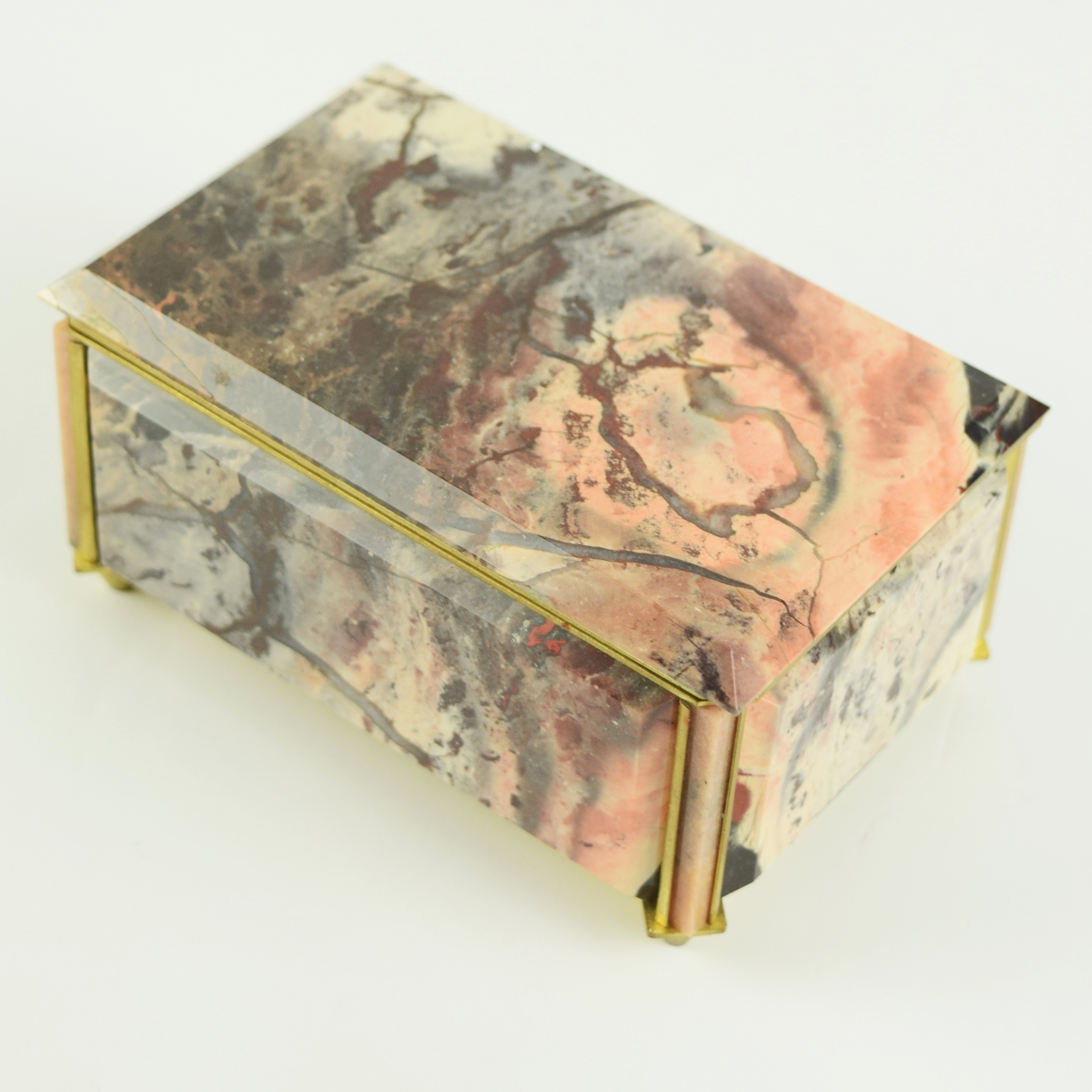 Russian Gemstone Jewelry Box