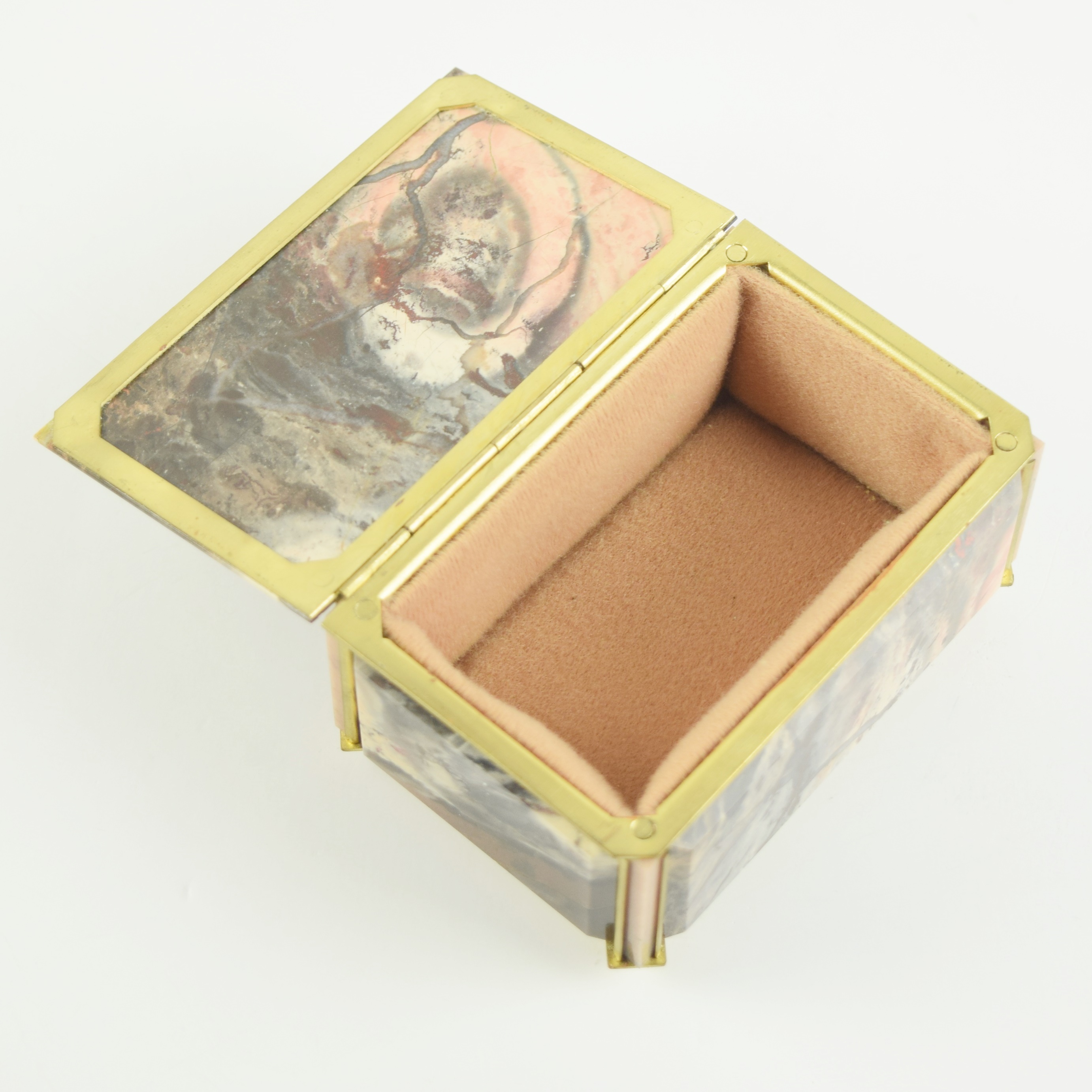 Russian Gemstone Jewelry Box