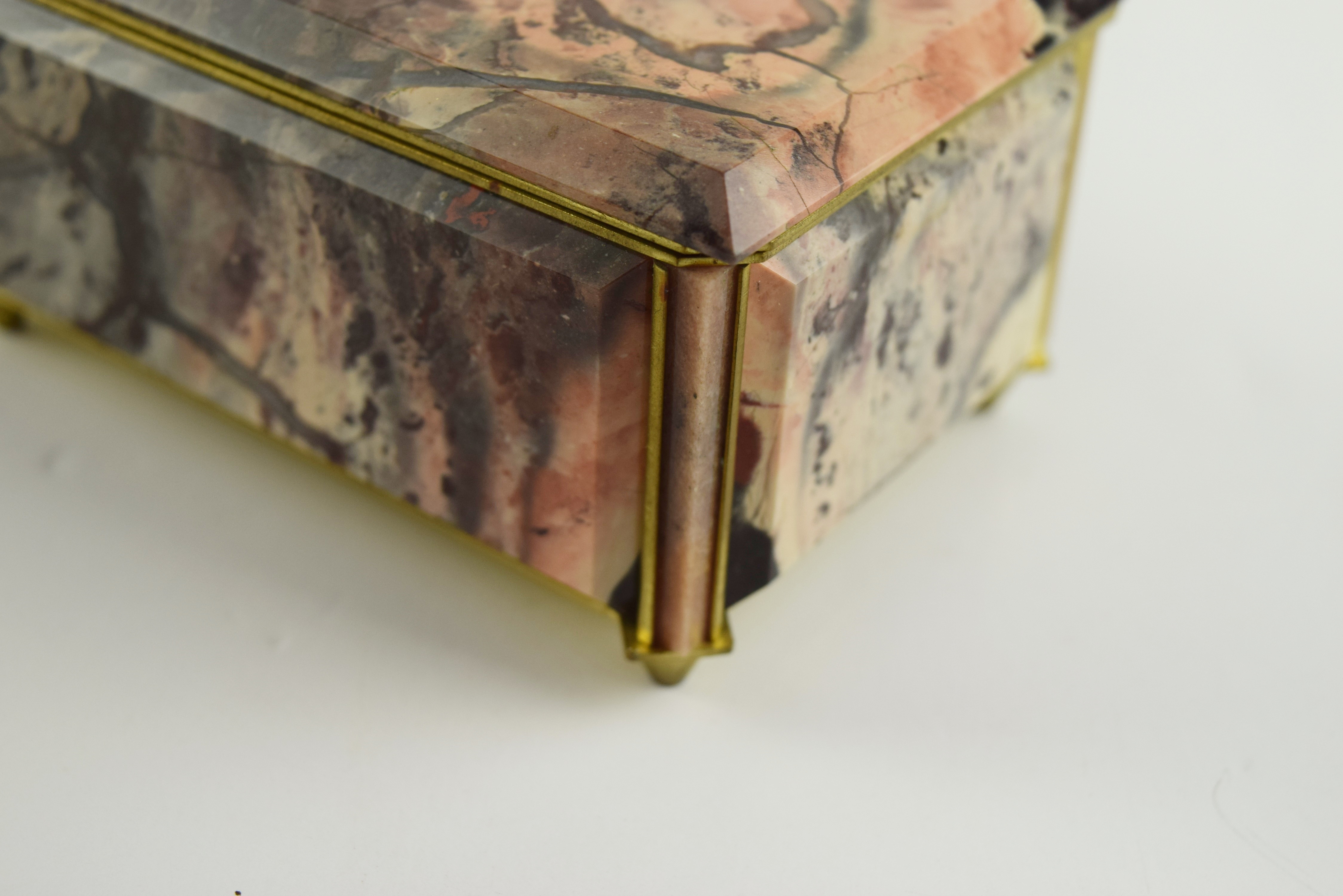 Russian Gemstone Jewelry Box