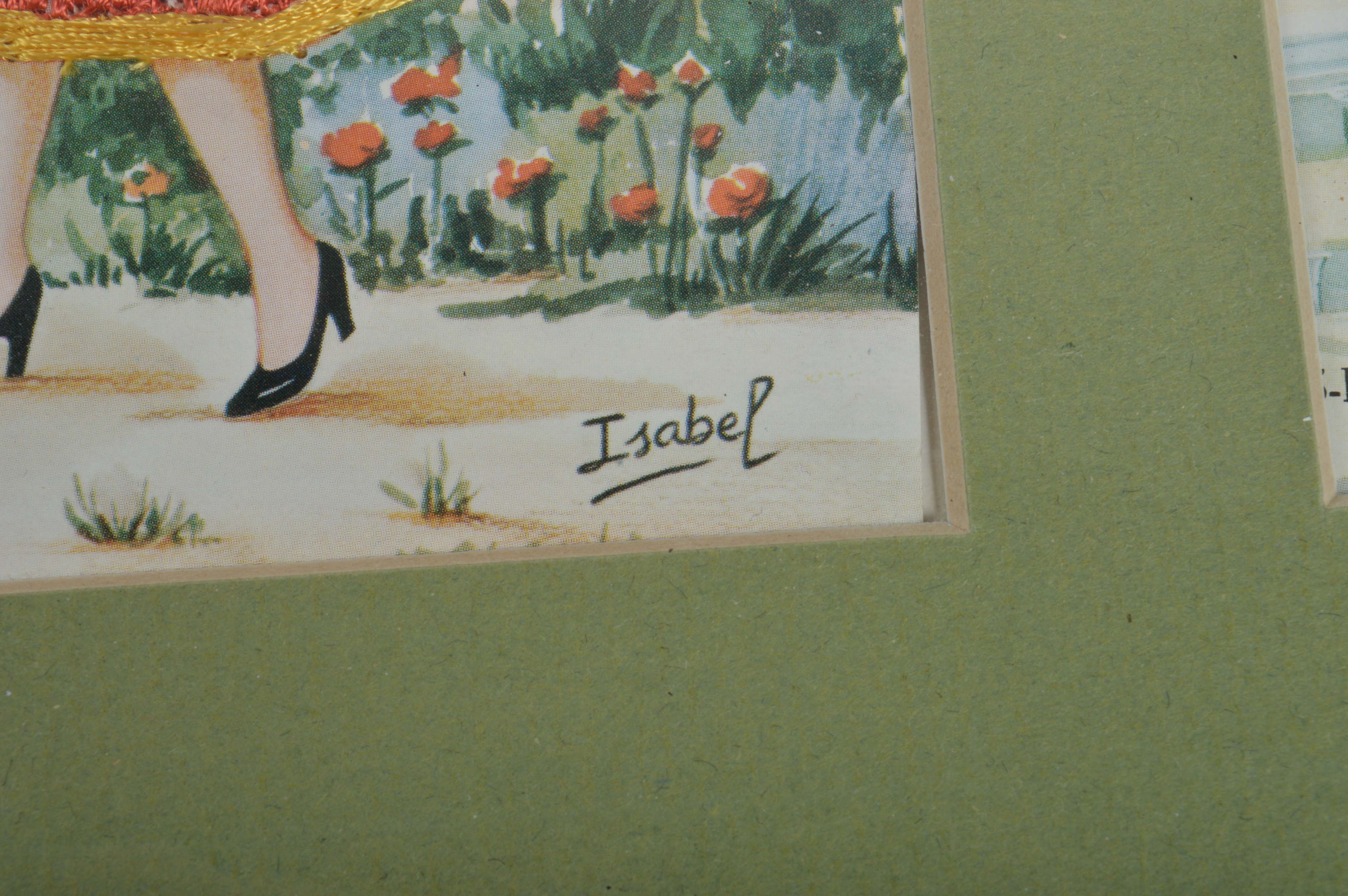 Pair of Vintage Greek Travel Art