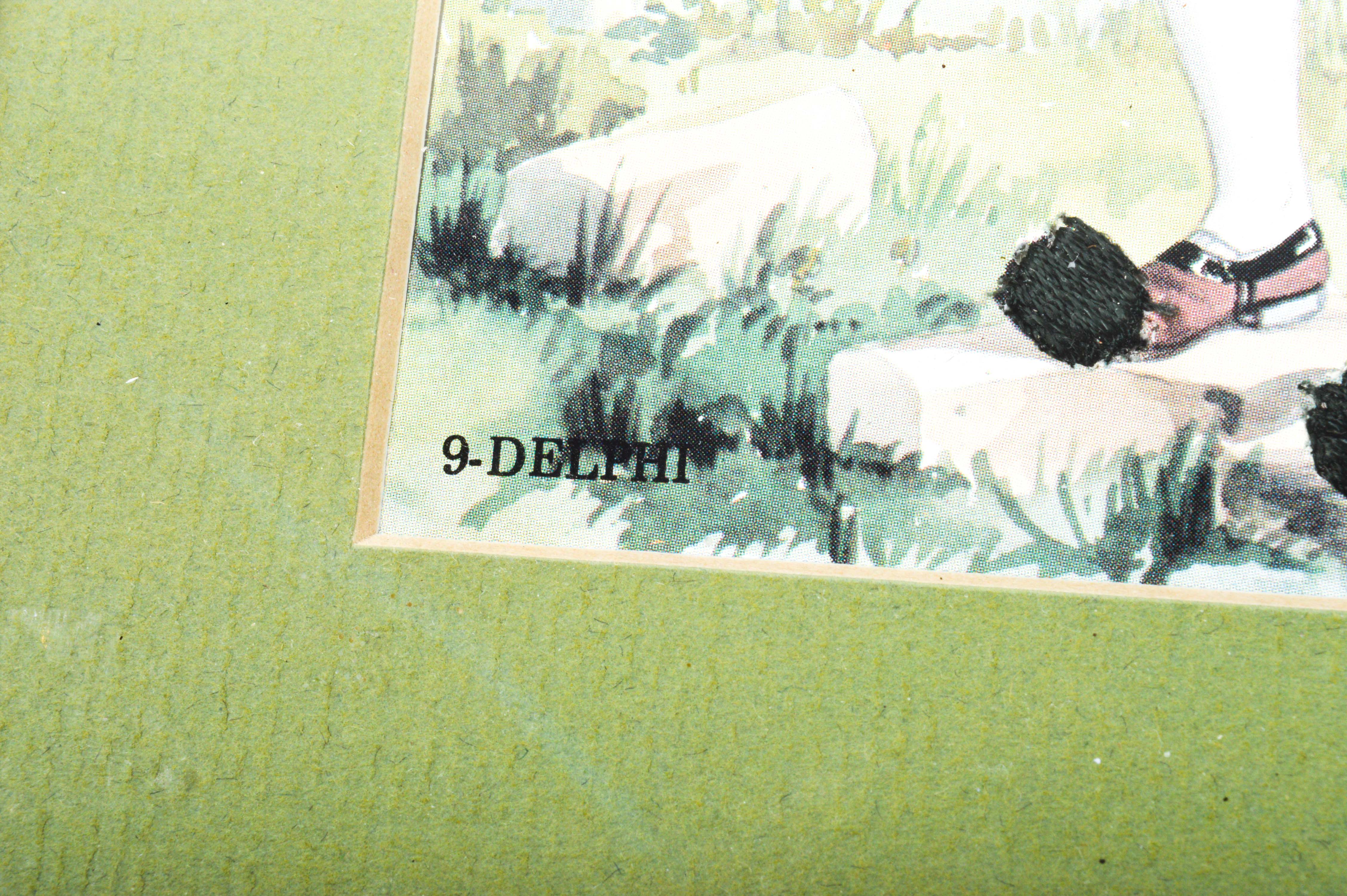 Pair of Vintage Greek Travel Art