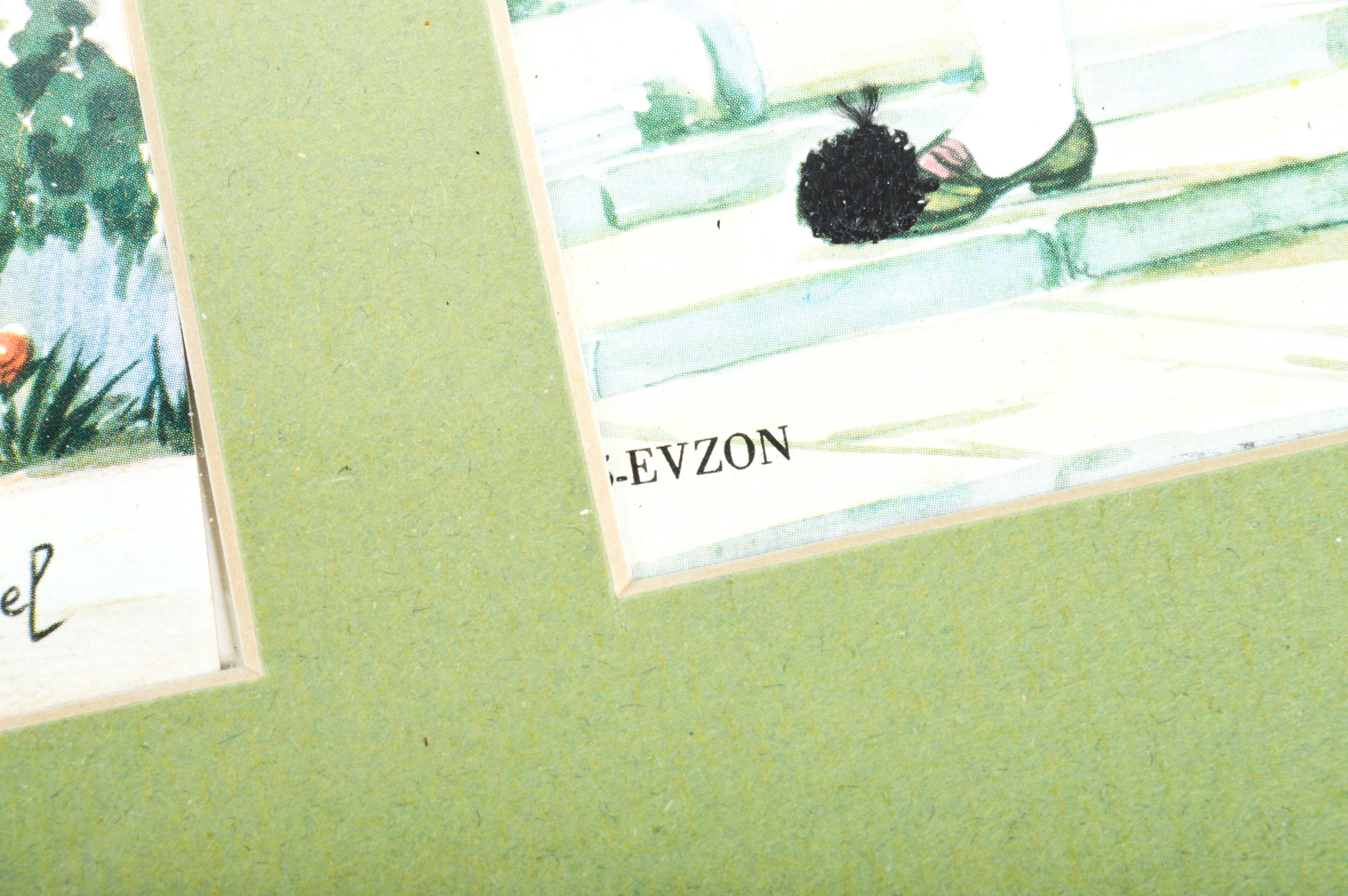 Pair of Vintage Greek Travel Art