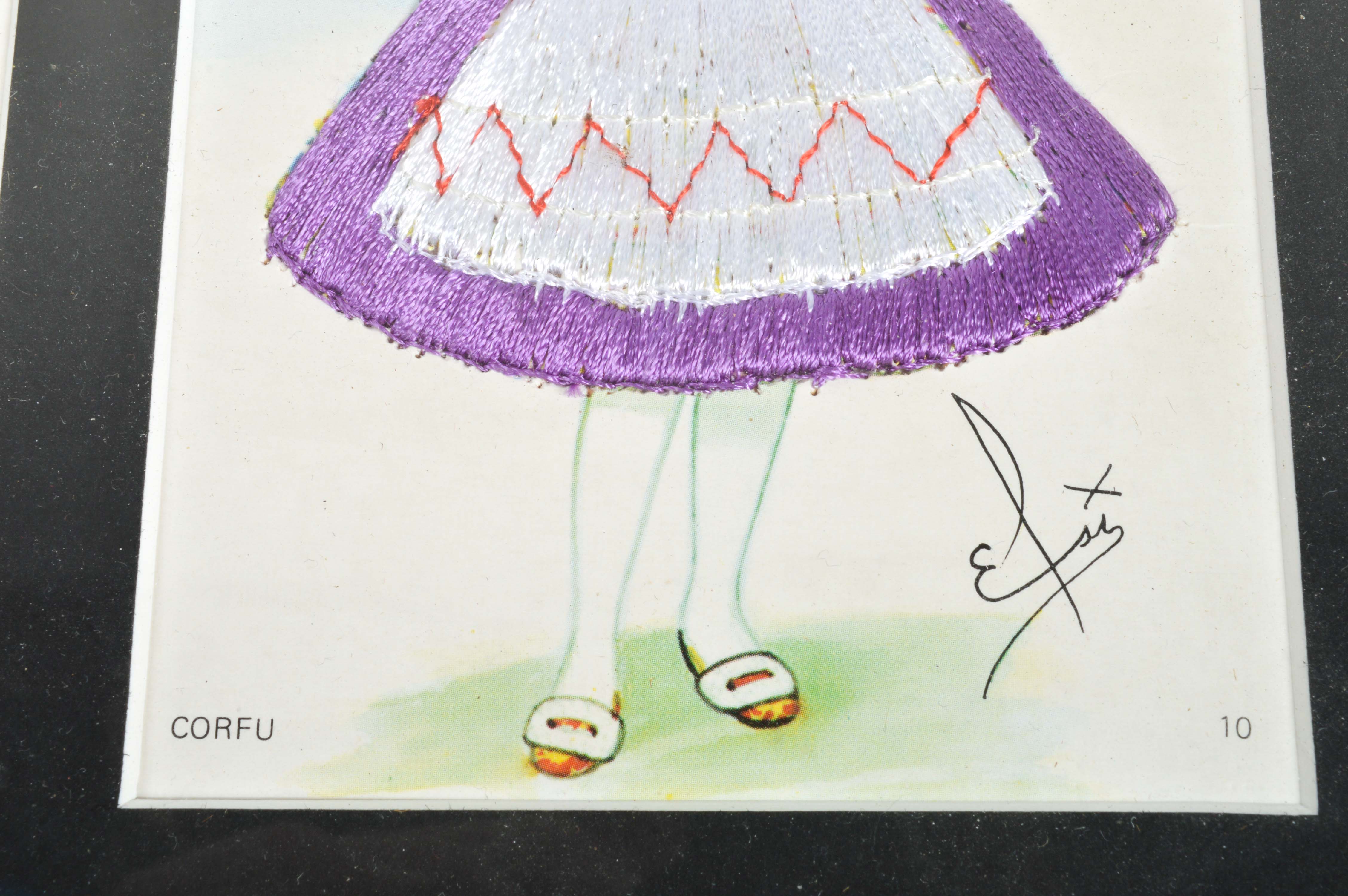 Pair of Vintage Greek Travel Art