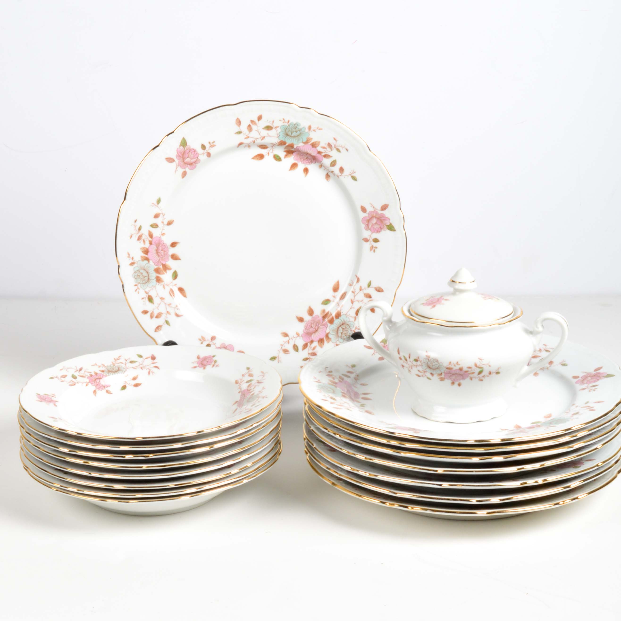 Czeck Bohemian "Roslynda" China Assortment