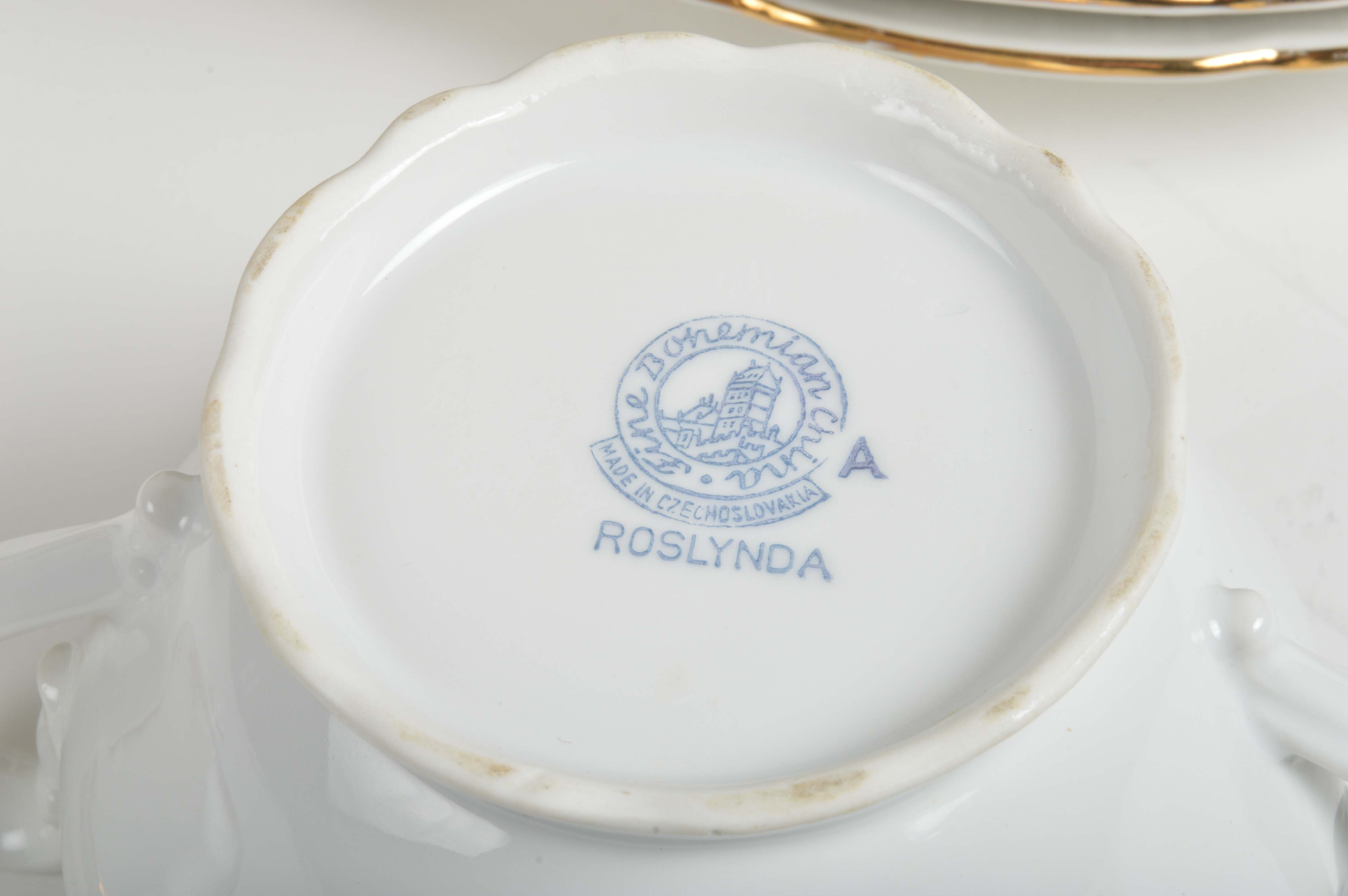 Czeck Bohemian "Roslynda" China Assortment