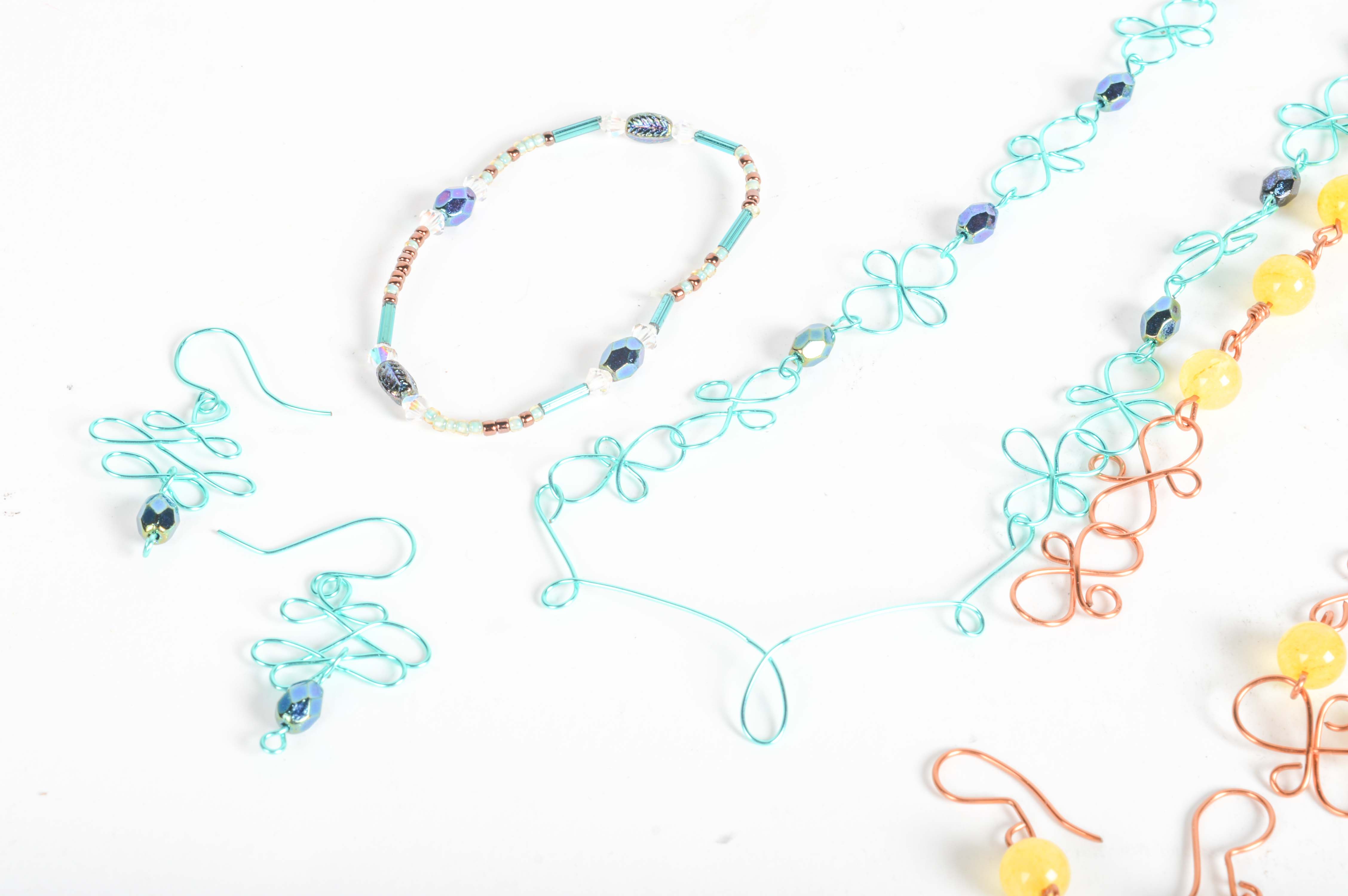 Wire and Bead Jewelry Collection