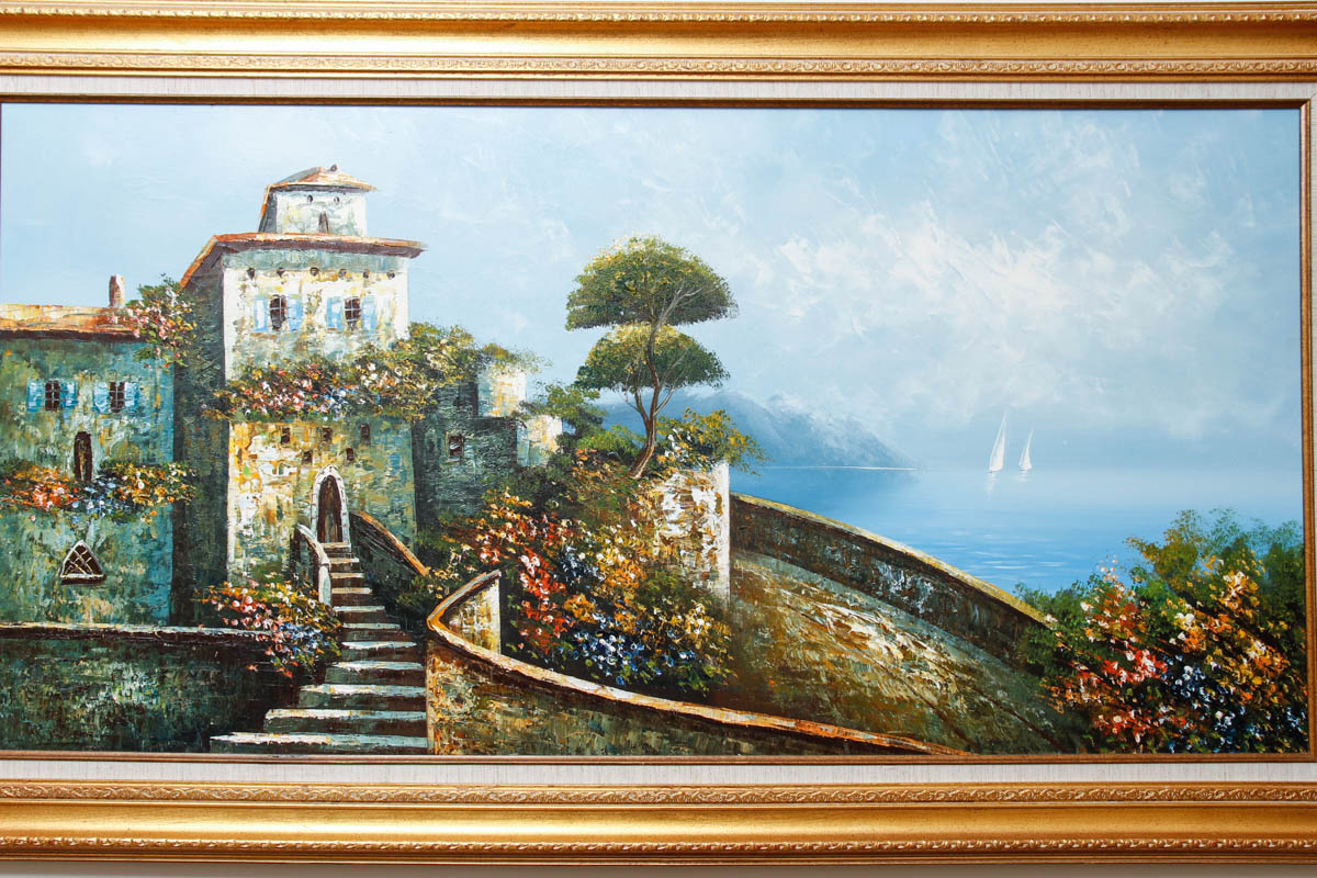 Original Oil on Canvas Signed Rossini