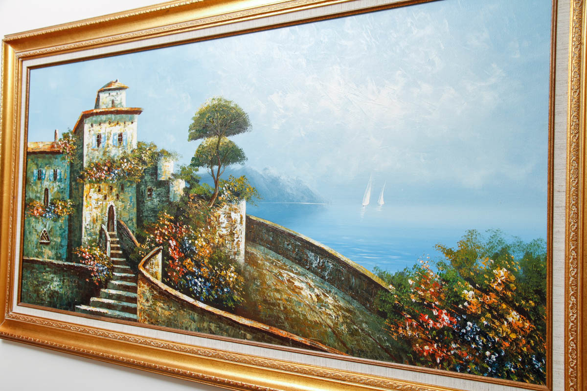 Original Oil on Canvas Signed Rossini