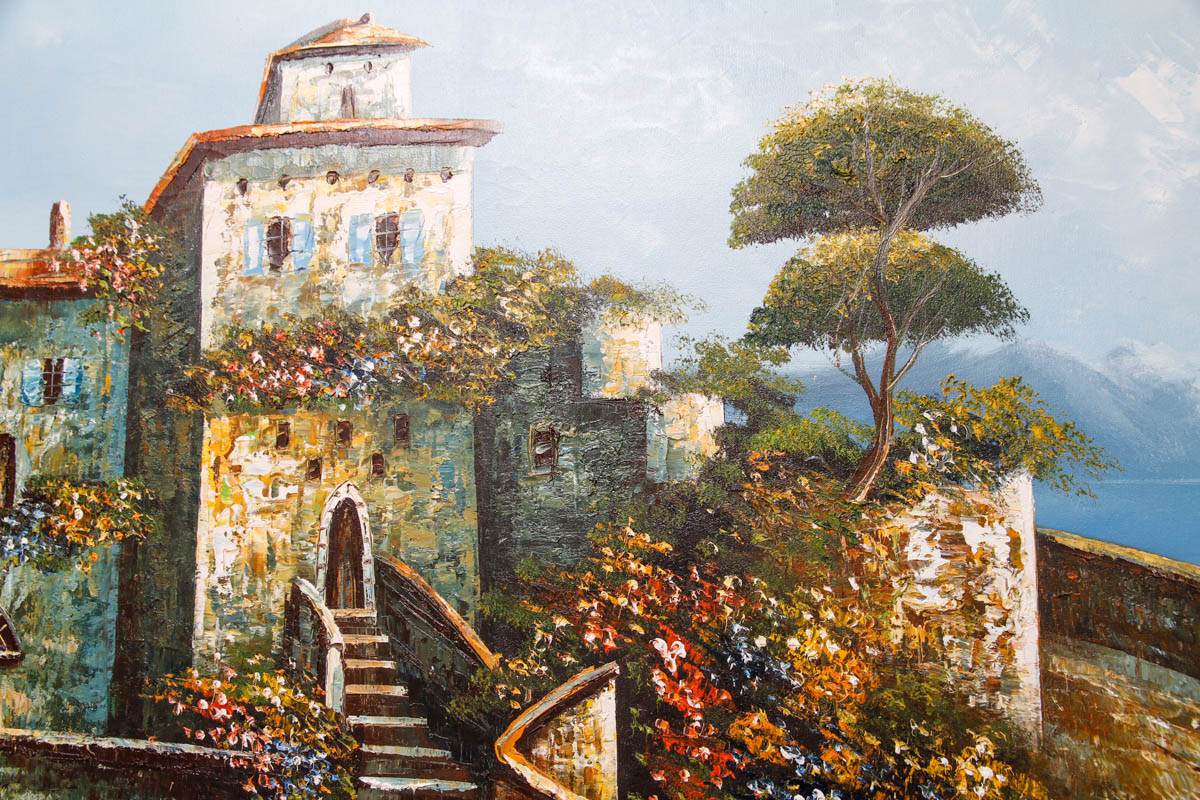 Original Oil on Canvas Signed Rossini