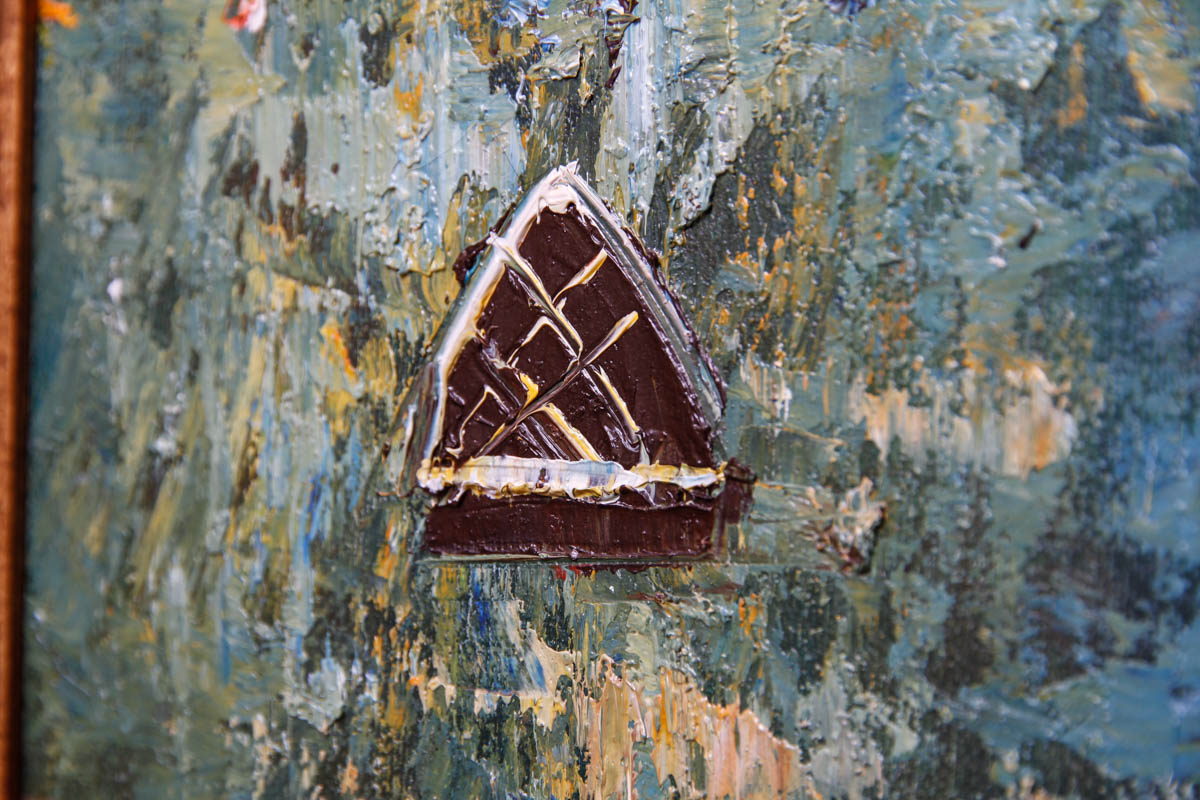 Original Oil on Canvas Signed Rossini