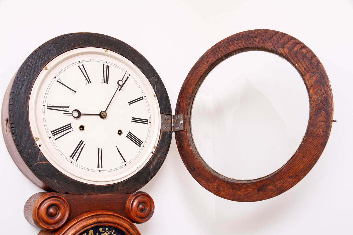 Antique Ingraham "Ionic" Wall Clock